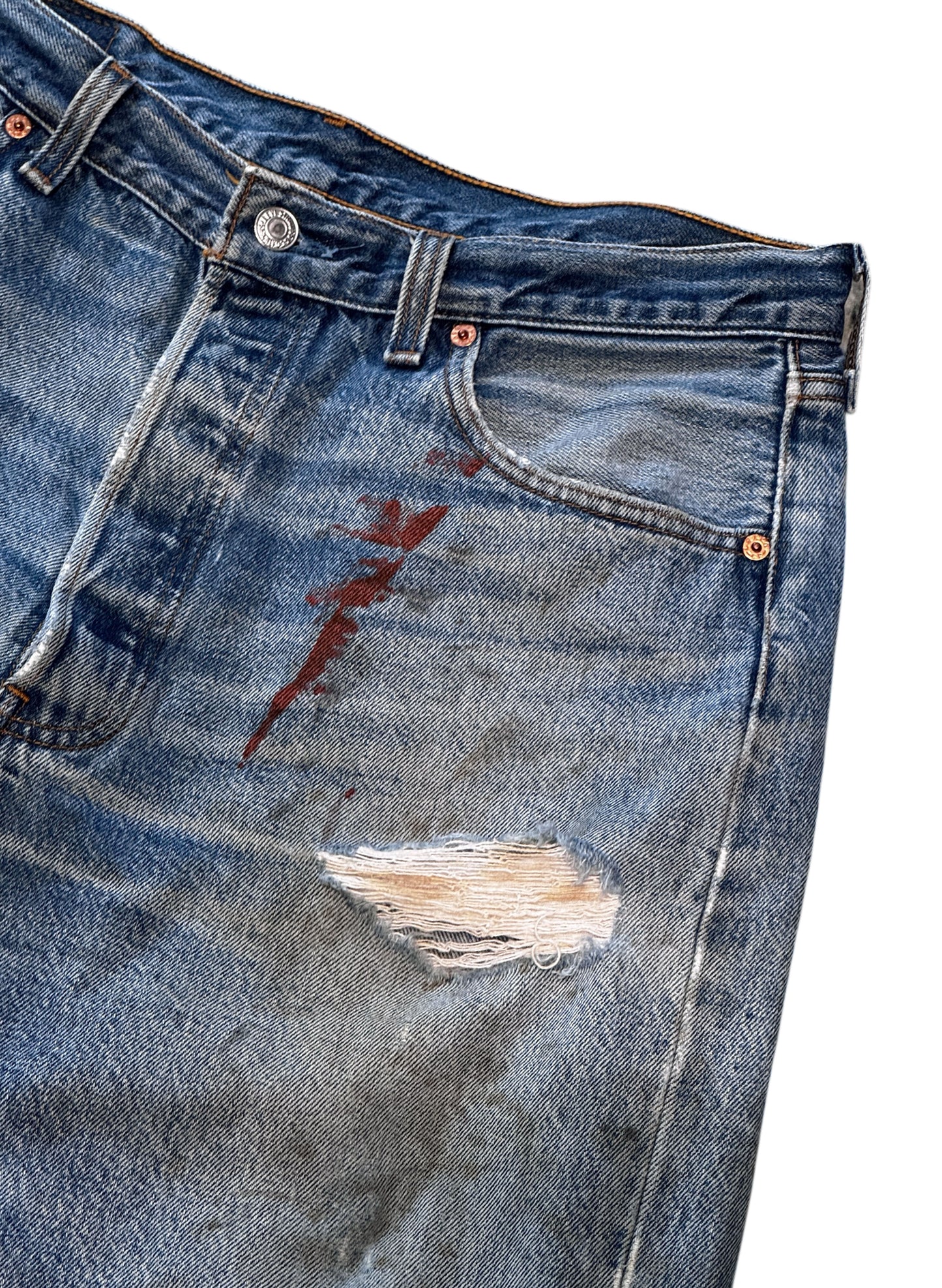 (SUP-601) LEVI'S 501 "BORO" - MADE IN U.S.A.