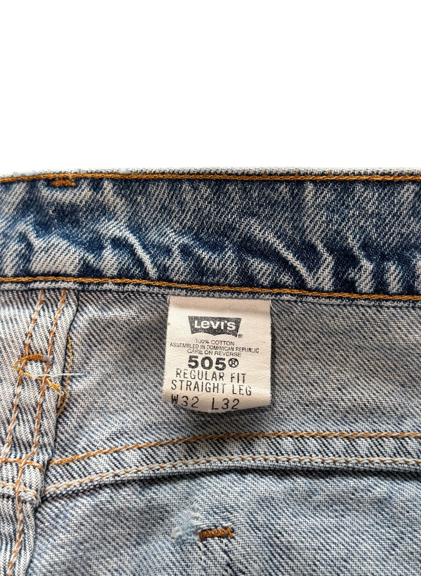 (SUP-494) LEVI'S 505 "BORO" - ORANGE TAB