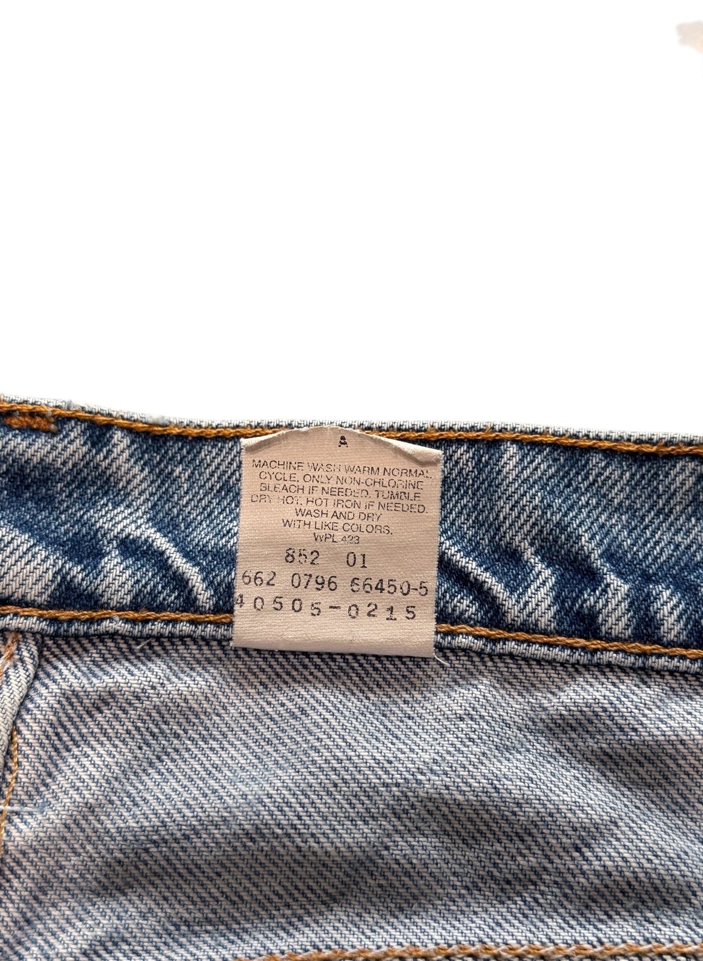 (SUP-494) LEVI'S 505 "BORO" - ORANGE TAB