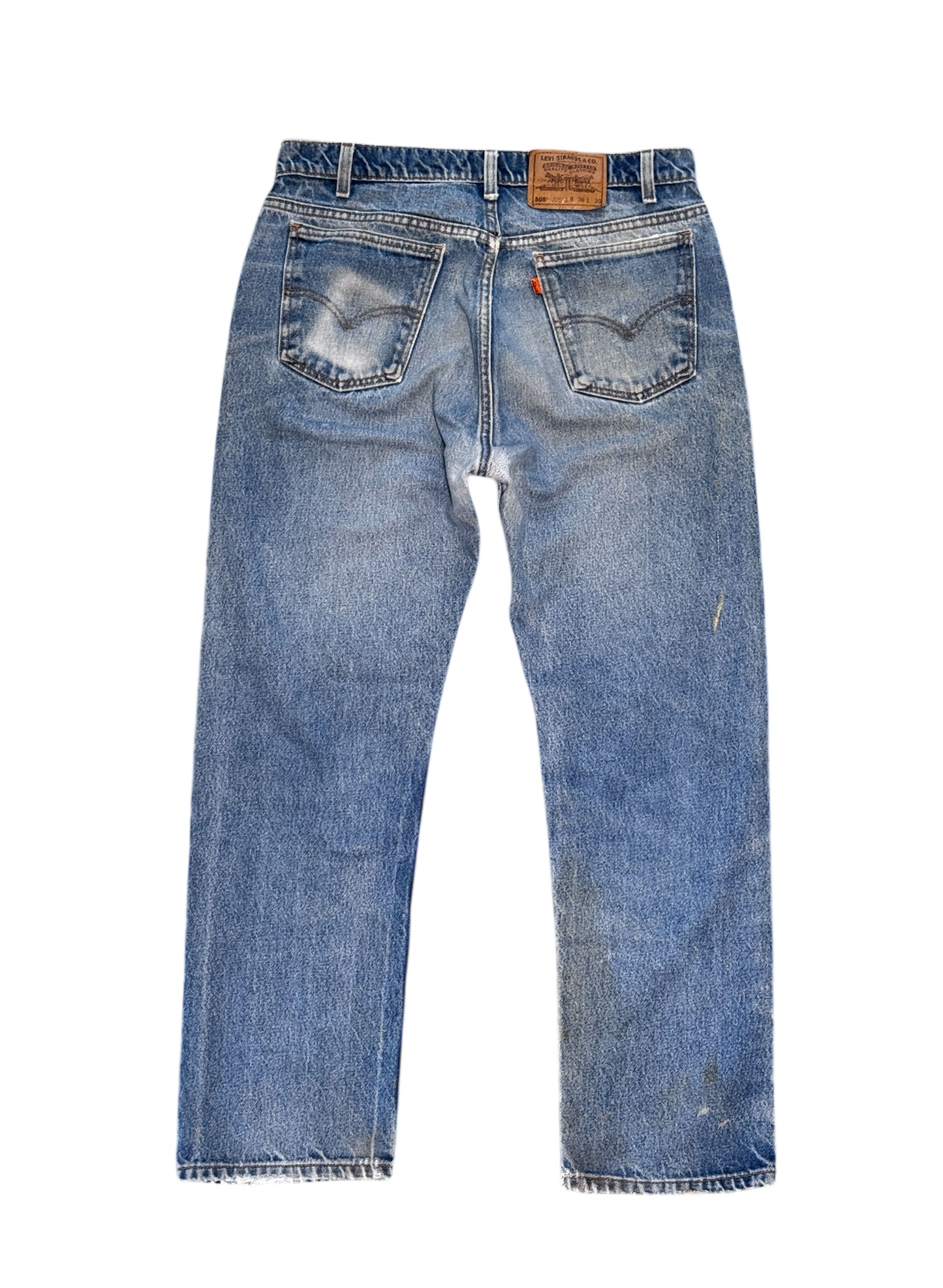 (SUP-602) LEVI'S 505 "ORANGE TAB" "REPAIR" - MADE IN U.S.A.
