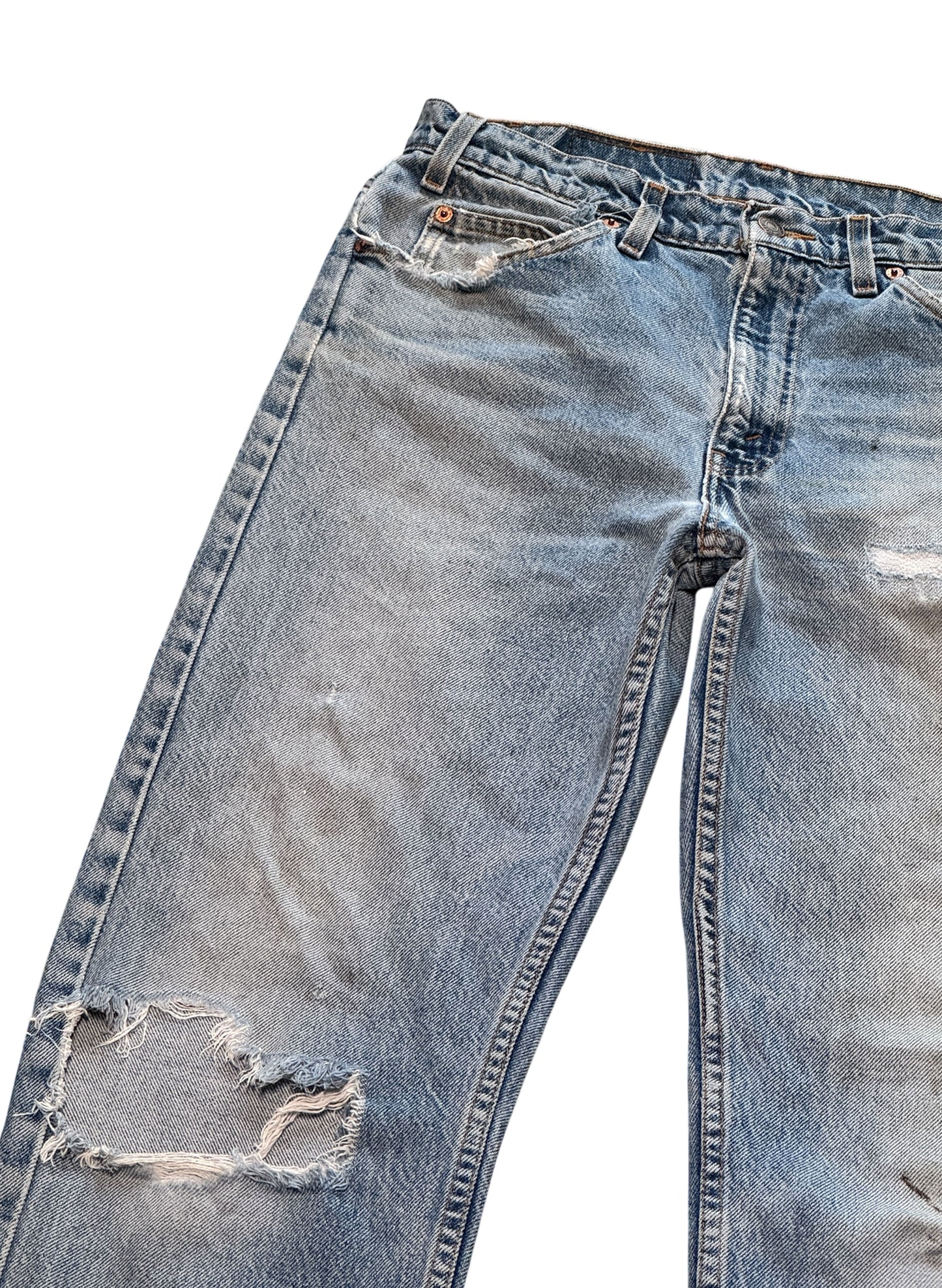 (SUP-494) LEVI'S 505 "BORO" - ORANGE TAB