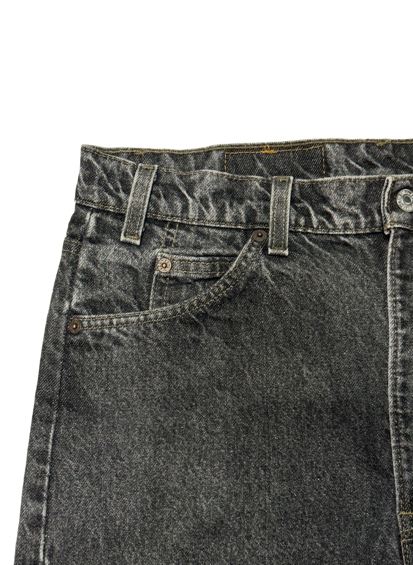 (SUP-106) LEVI'S 505 "BLACK" 先染め MADE IN U.S.A. (W36)