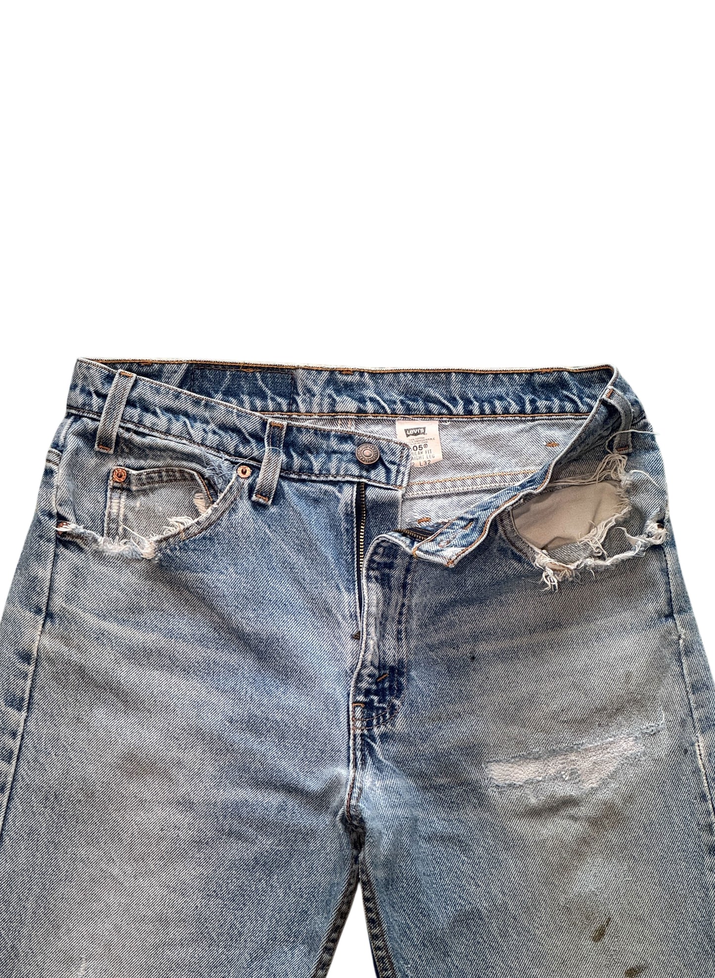 (SUP-494) LEVI'S 505 "BORO" - ORANGE TAB