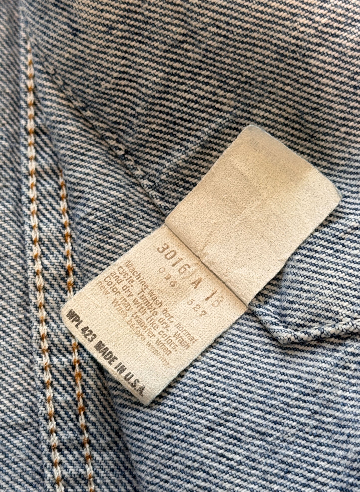 (SUP-573) 80's LEVI'S 71506 0214 DENIM JACKET - MADE IN U.S.A.
