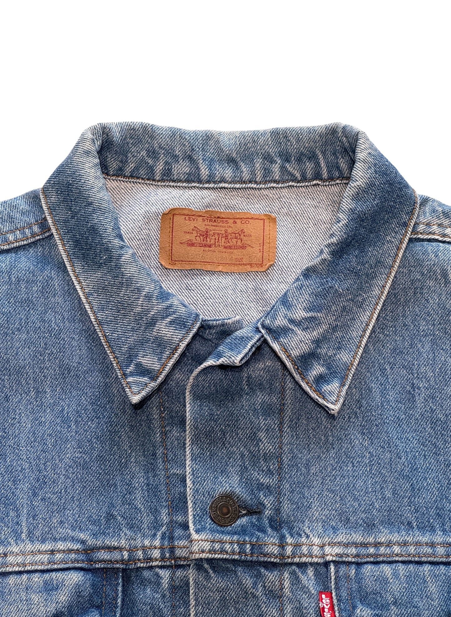 (SUP-573) 80's LEVI'S 71506 0214 DENIM JACKET - MADE IN U.S.A.