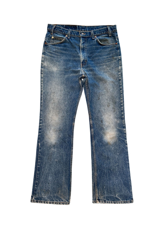 (SUP-337) 90's LEVI'S 517 BOOT CUT "ORANGE TAB" - MADE IN U.S.A.