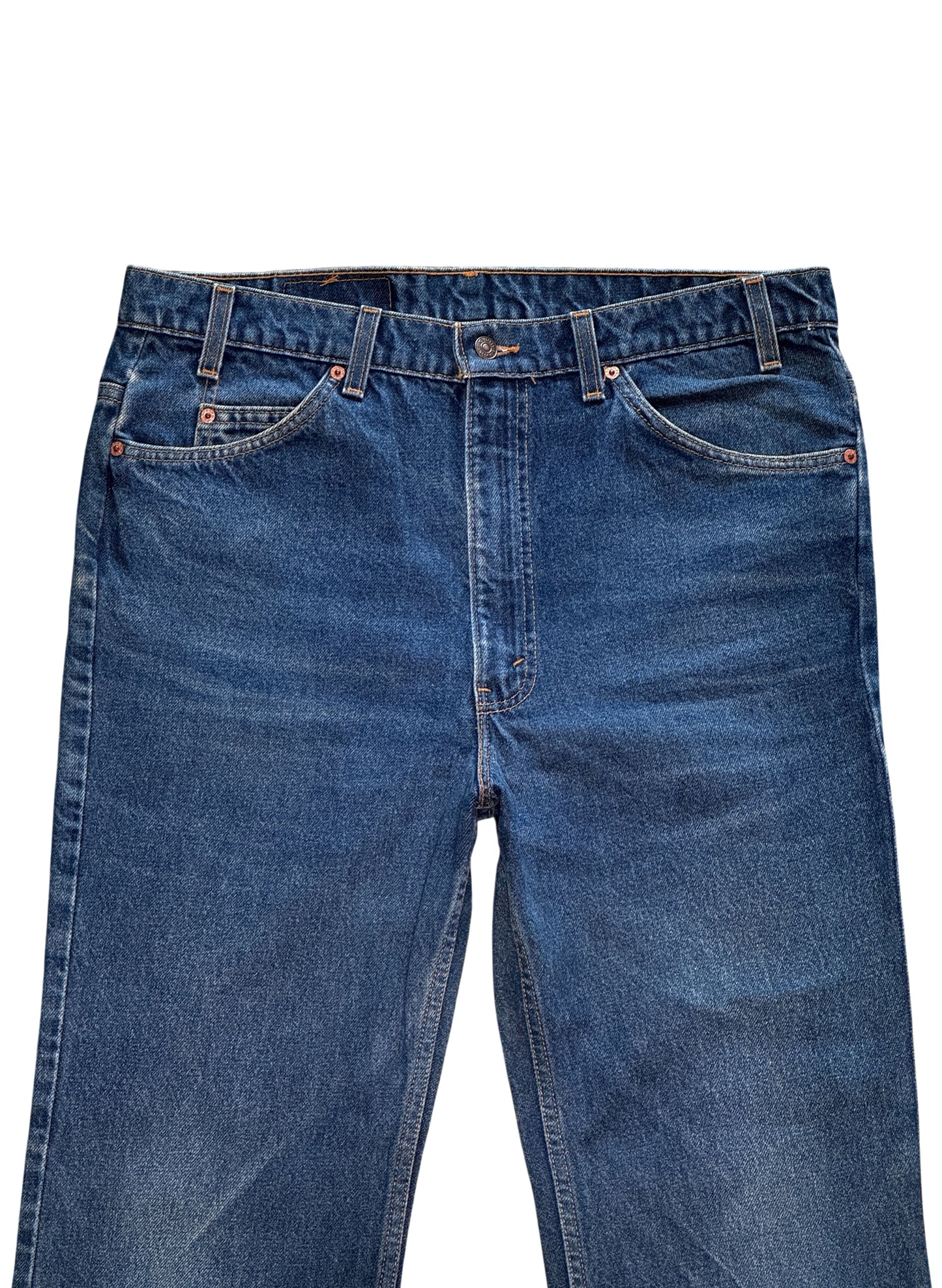 (SUP-782) 90s LEVI'S 517 BOOT CUT "ORANGE TAB" - MADE IN U.S.A.