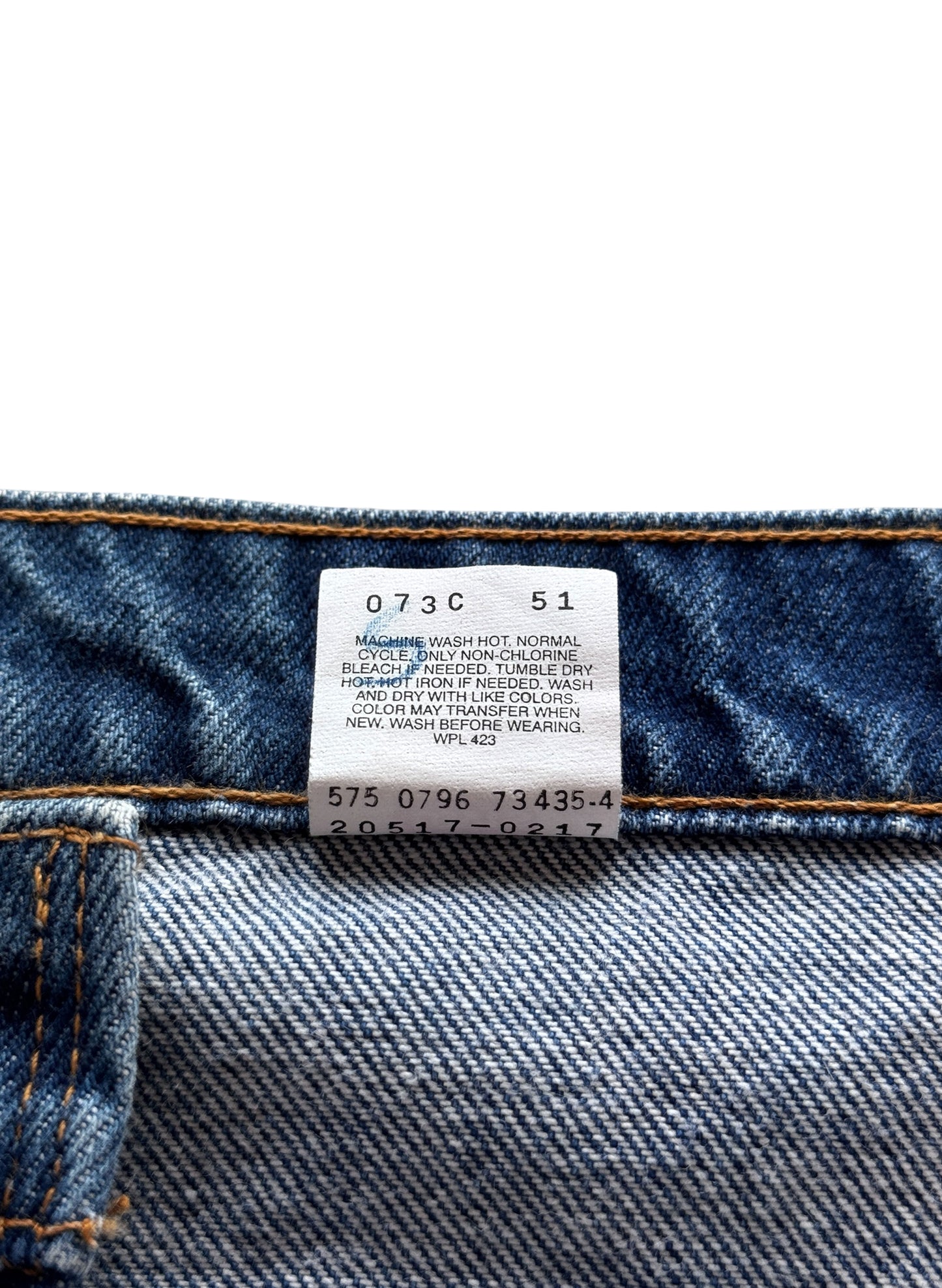 (SUP-782) 90s LEVI'S 517 BOOT CUT "ORANGE TAB" - MADE IN U.S.A.