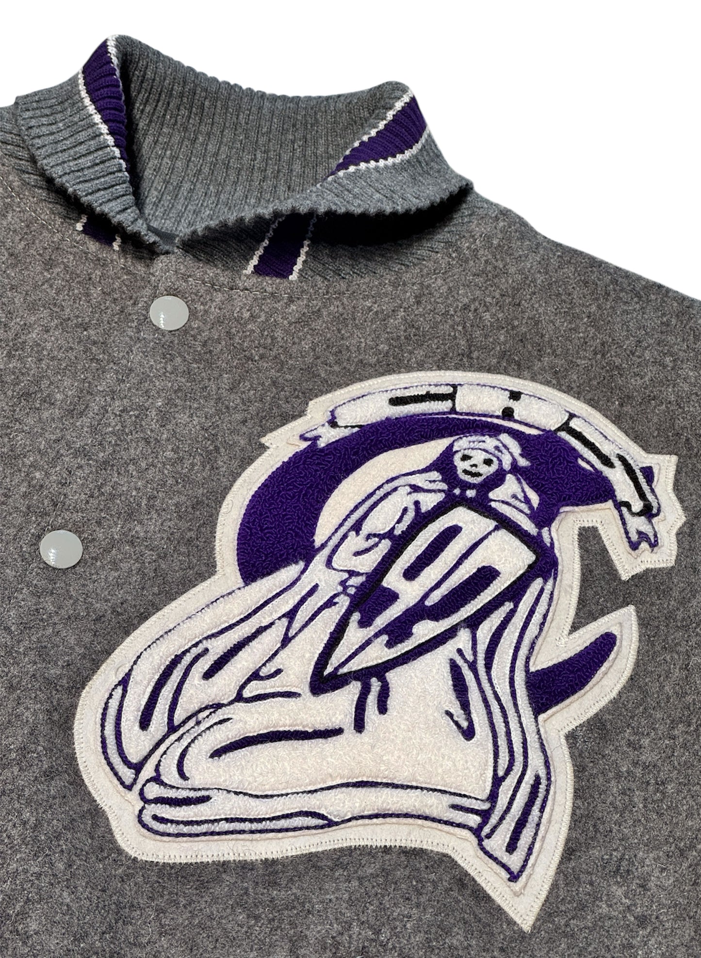 (SUP-448) NEFF "Reprocessed Wool" STADIUM JACKET - MADE IN U.S.A.