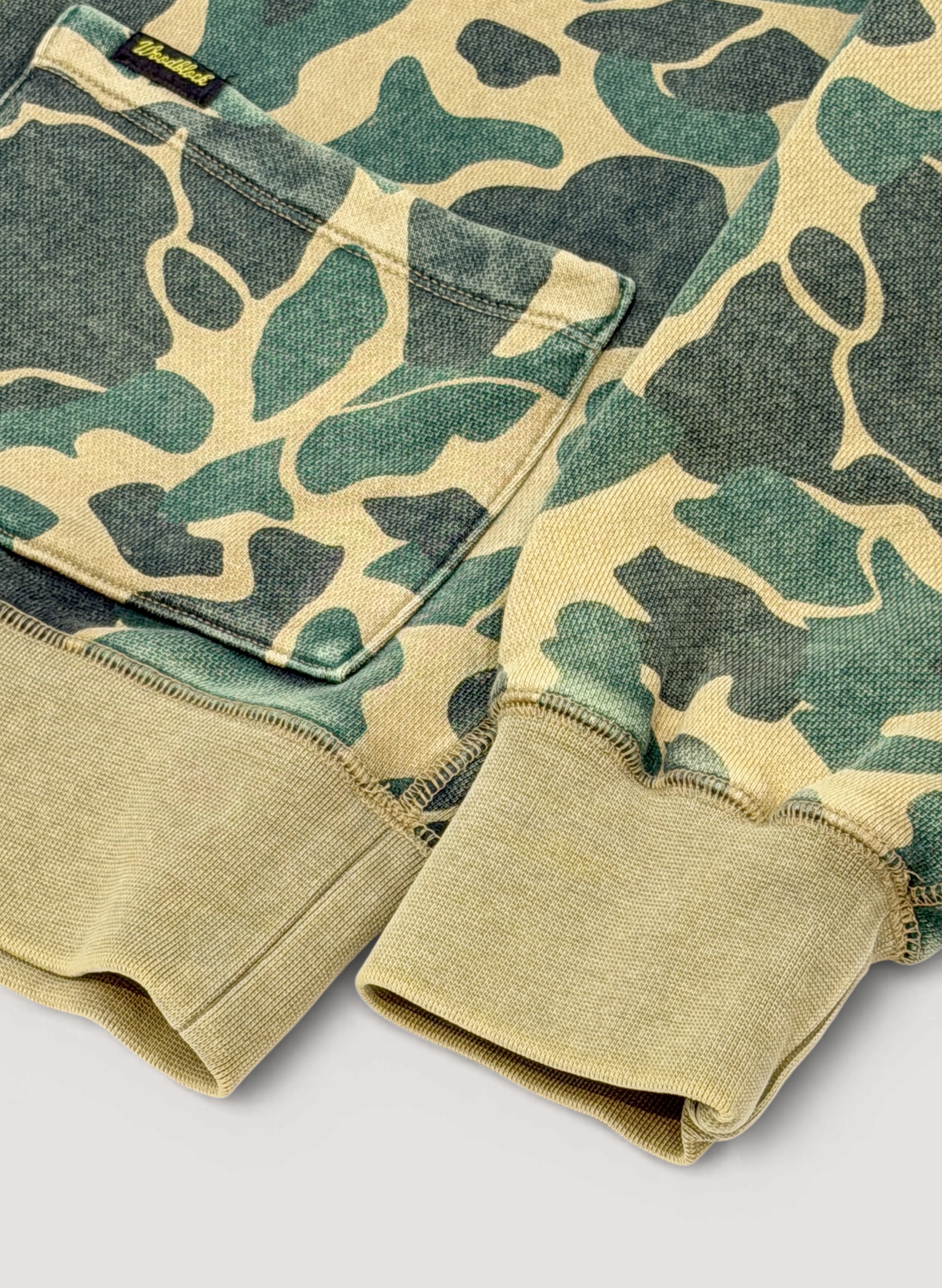 WOODBLOCK DUCK HUNTER CAMO SWEAT HOODIE (WB-26SS-005)