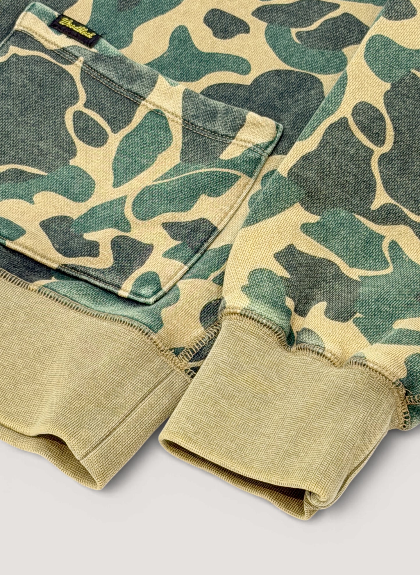 WOODBLOCK DUCK HUNTER CAMO SWEAT HOODIE (WB-26SS-005)