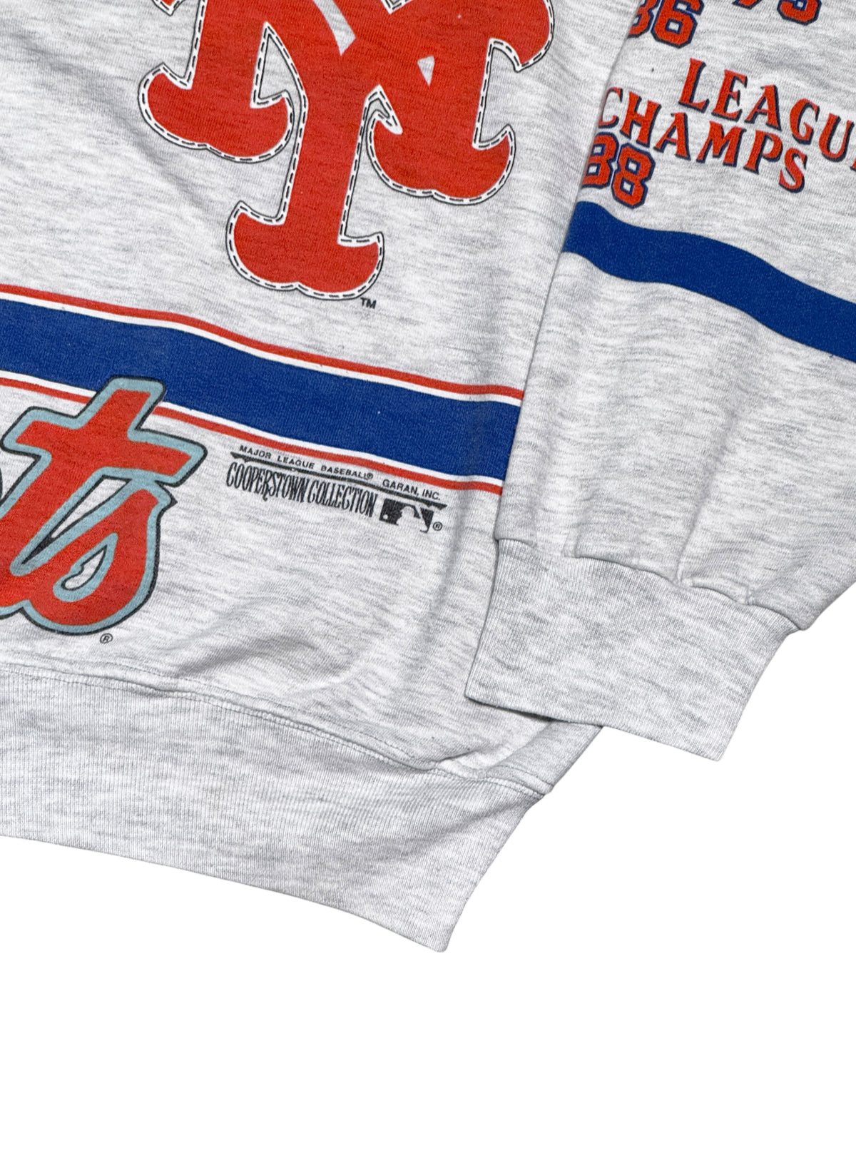 (SUP-882) MLB 1969 NEW YORK METS CREW NECK SWEAT - L - MADE IN U.S.A.