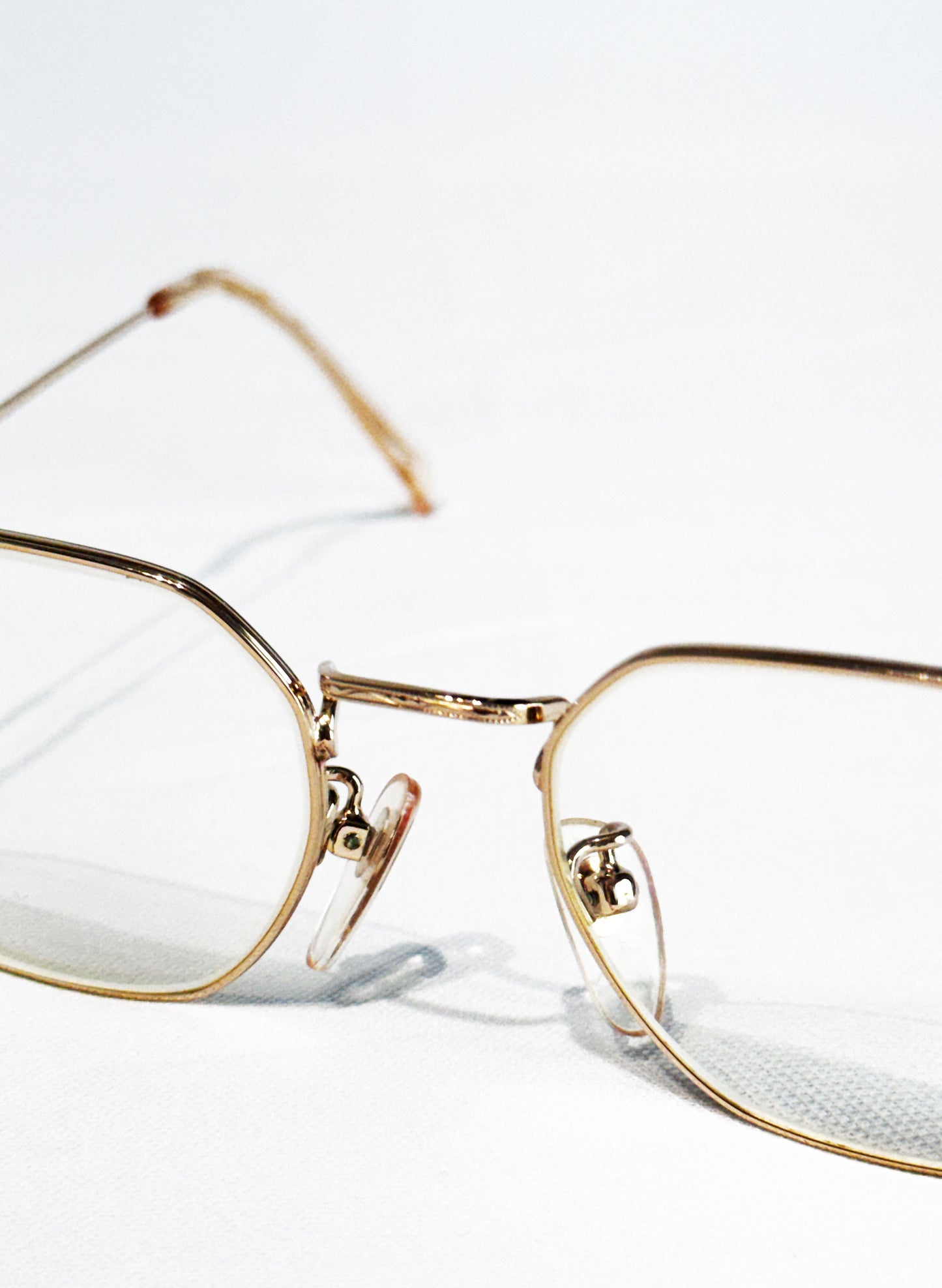 (SUP-769) 90s VINTAGE Polo Ralph Lauren GOLD FRAME GLASSES