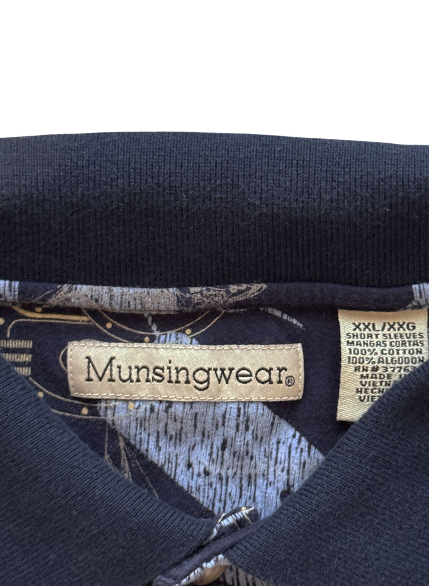 (SUP-692) Munsingwear FISHING POLO SHIRT