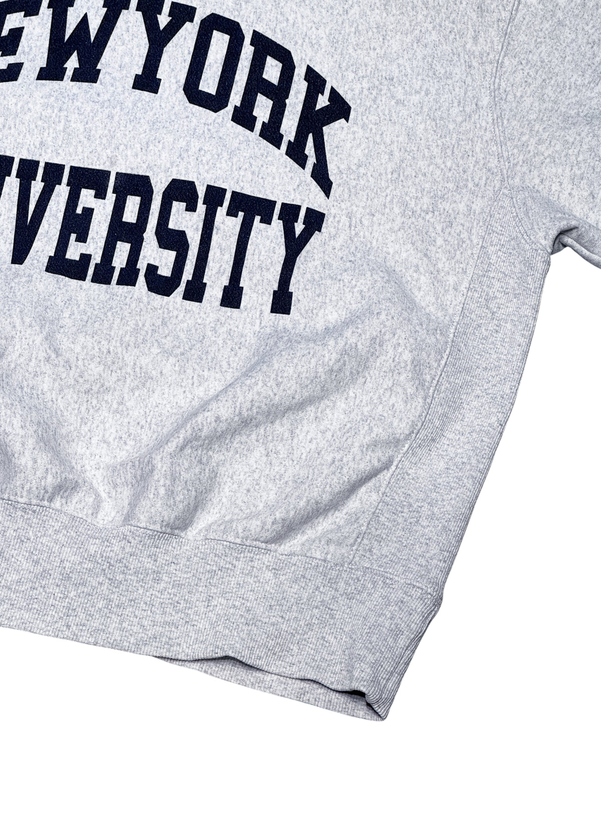 (SUP-858) NEW YORK UNIVERSITY REVERSE WEAVE CREW SWEAT - メンズLサイズ相当