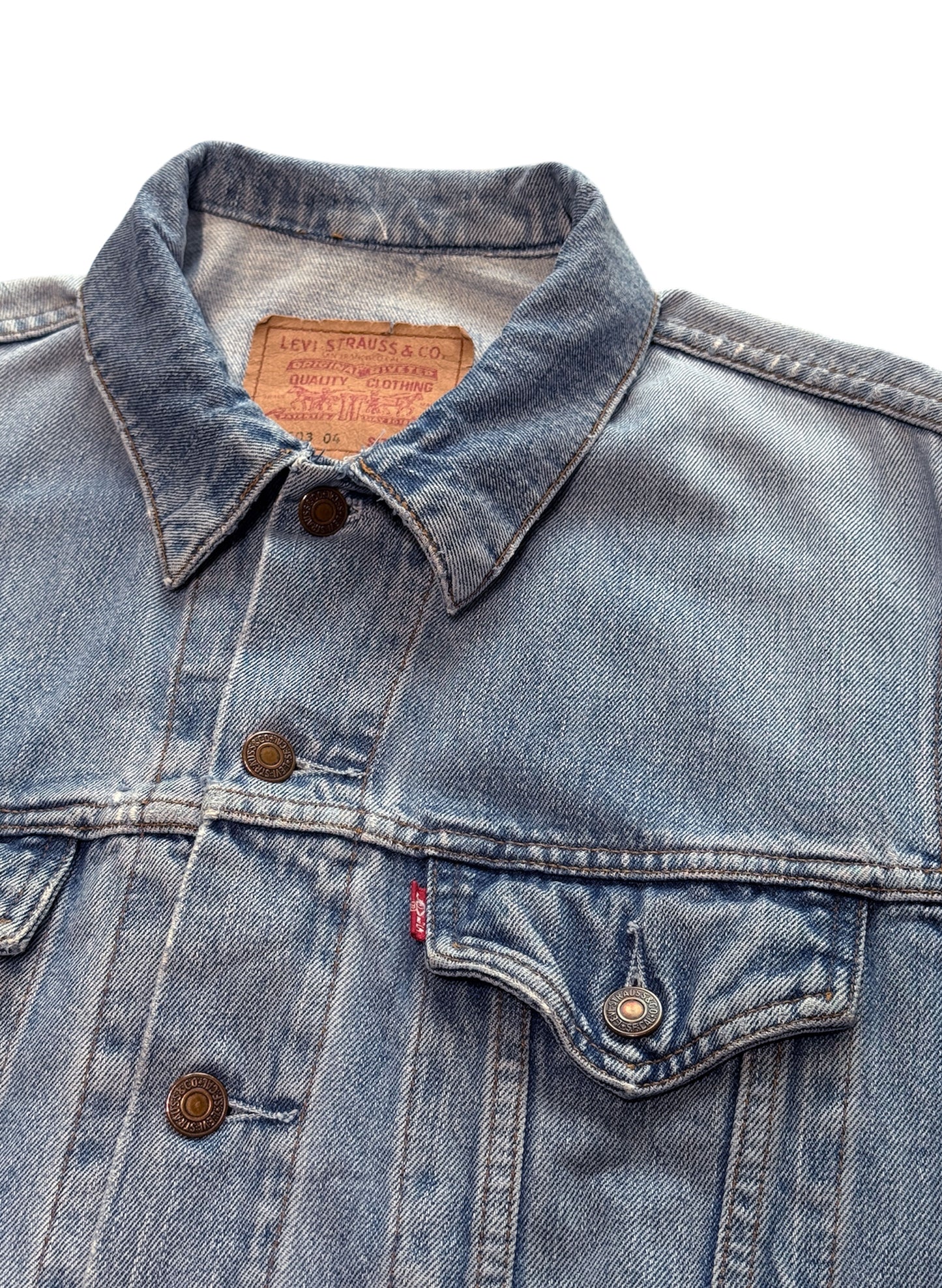 (SUP-467) EURO LEVI'S 70503 04 DENIM JACKET - MADE IN TUNISIA