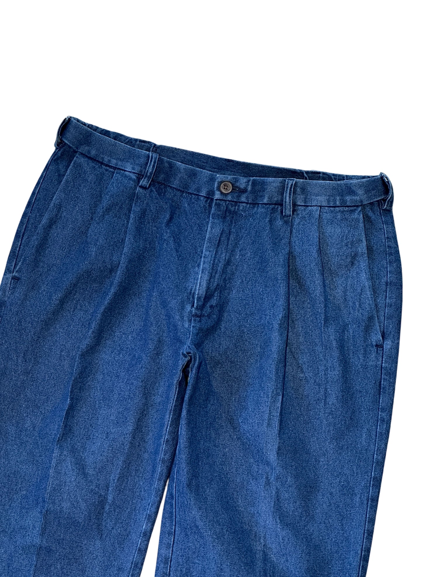 (SUP-740) HAGGAR 2TUCK DENIM SLACKS - W36 x L29
