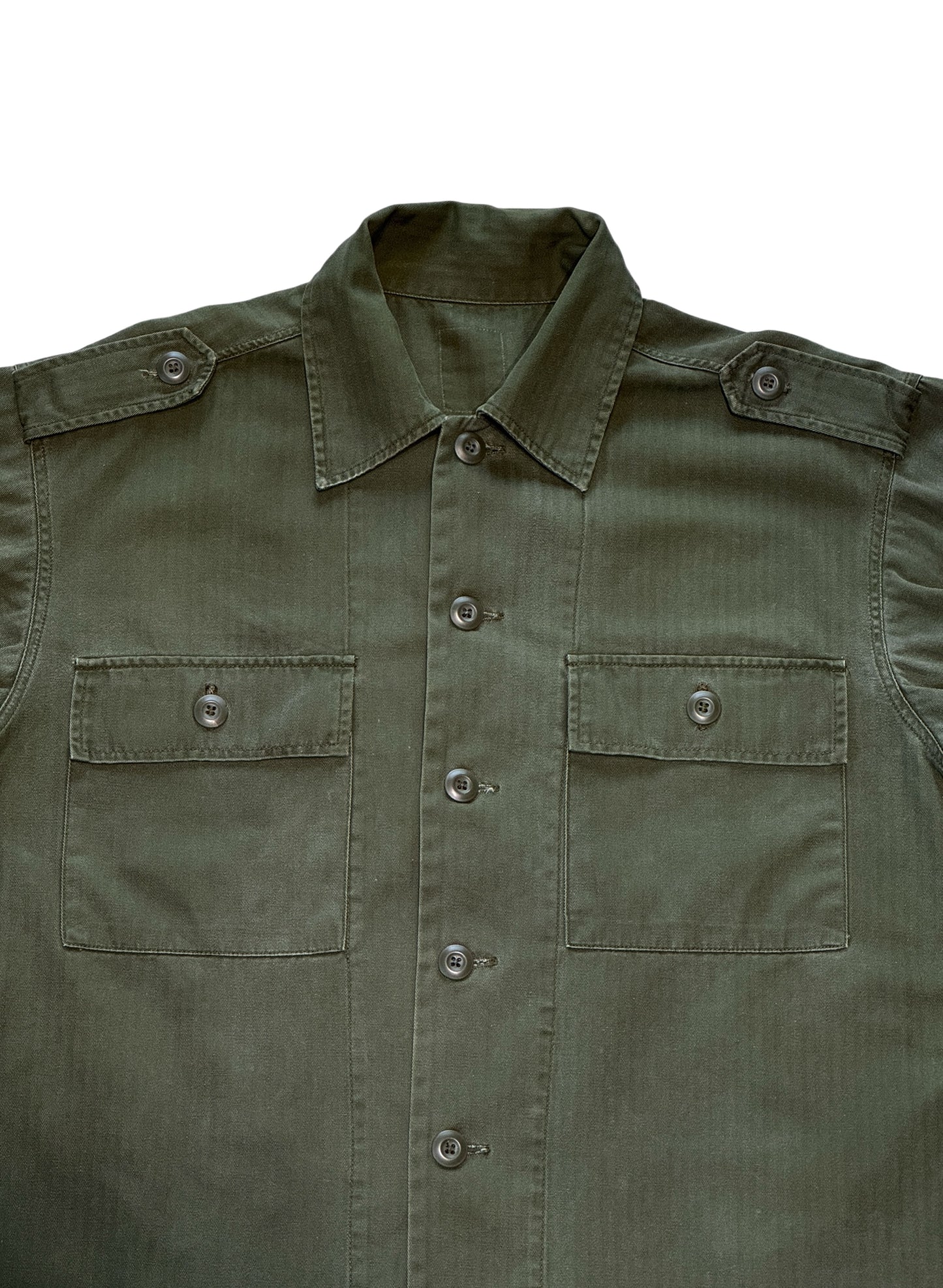 (SUP-643) MILITARY HERRINGBONE SHIRT