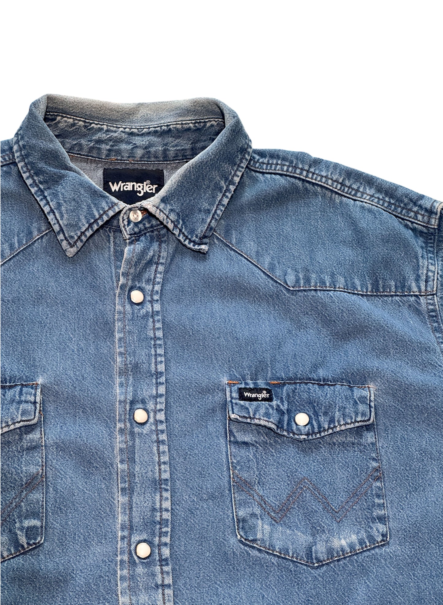 (SUP-457) Wrangler COWBOY DENIM SHIRT-1