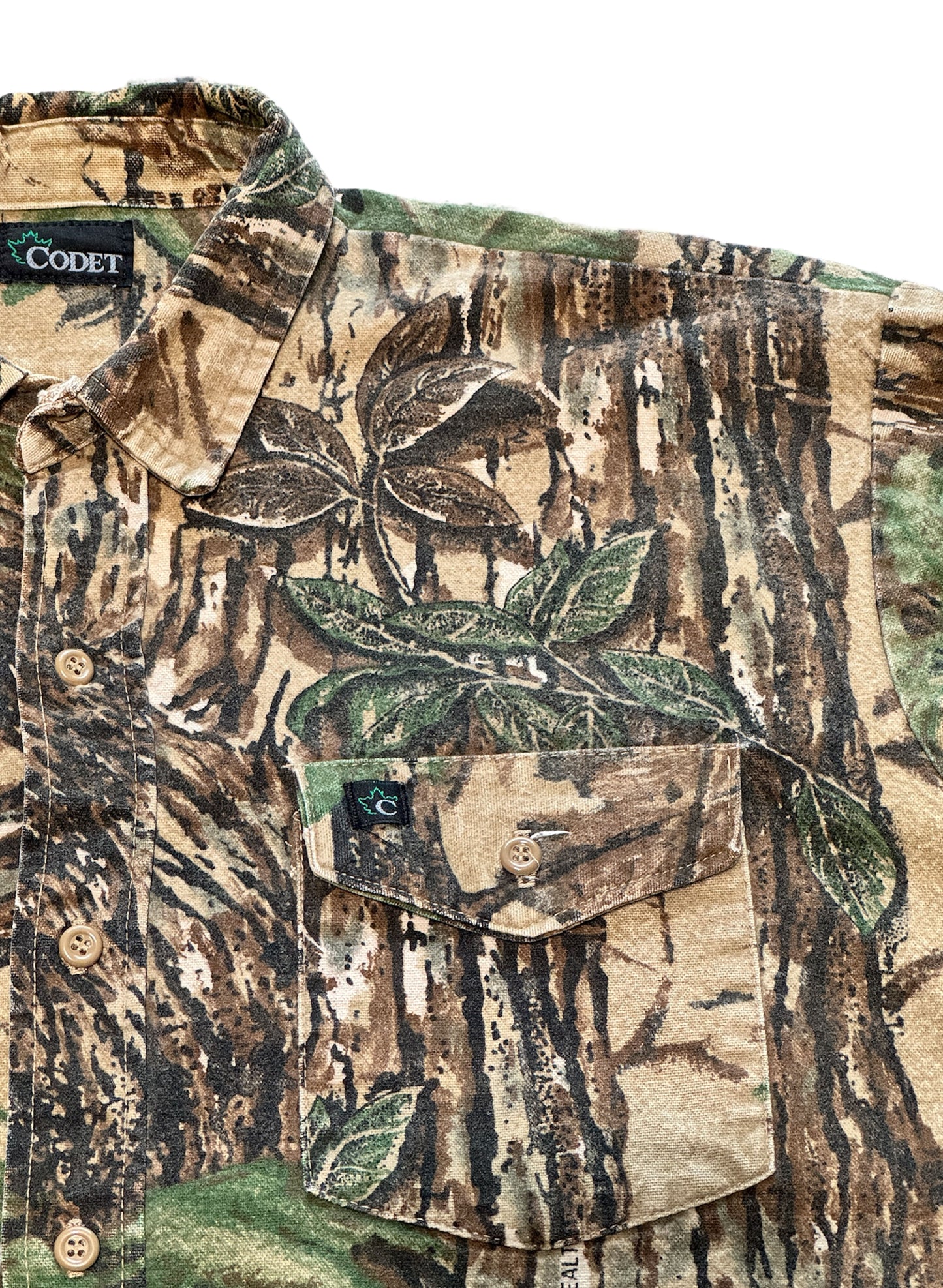 (SUP-469) CODET REAL TREE CAMO FLANNEL SHIRT