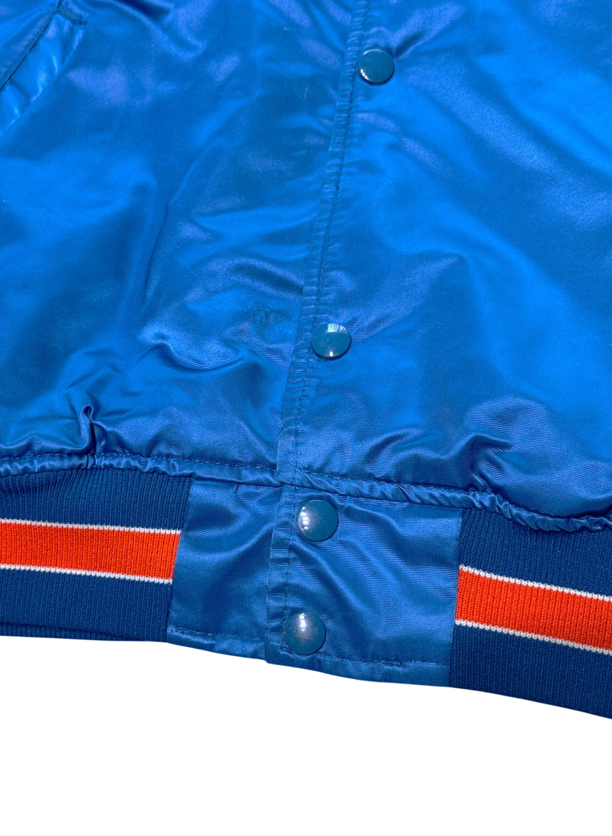 (SUP-876) STARTER NEW YORK METS "DAMAGE" NYLON STADIUM JACKET - L - MADE IN U.S.A.