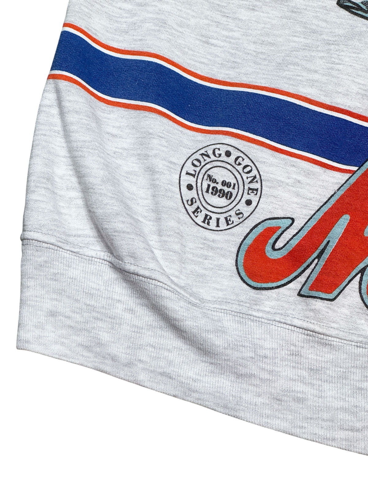 (SUP-882) MLB 1969 NEW YORK METS CREW NECK SWEAT - L - MADE IN U.S.A.