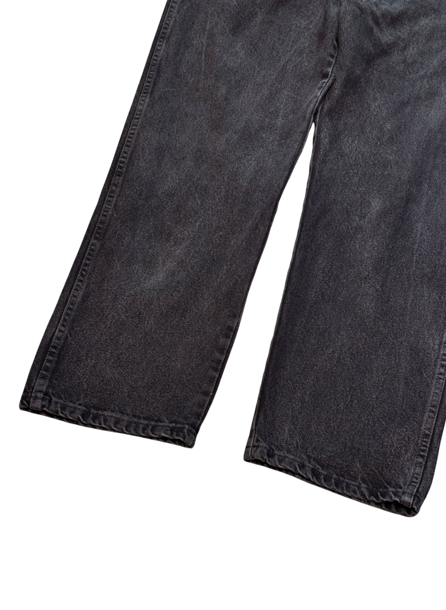 (SUP-462) RUSTLER BLACK DENIM - W38 x L30 - MADE IN MEXICO