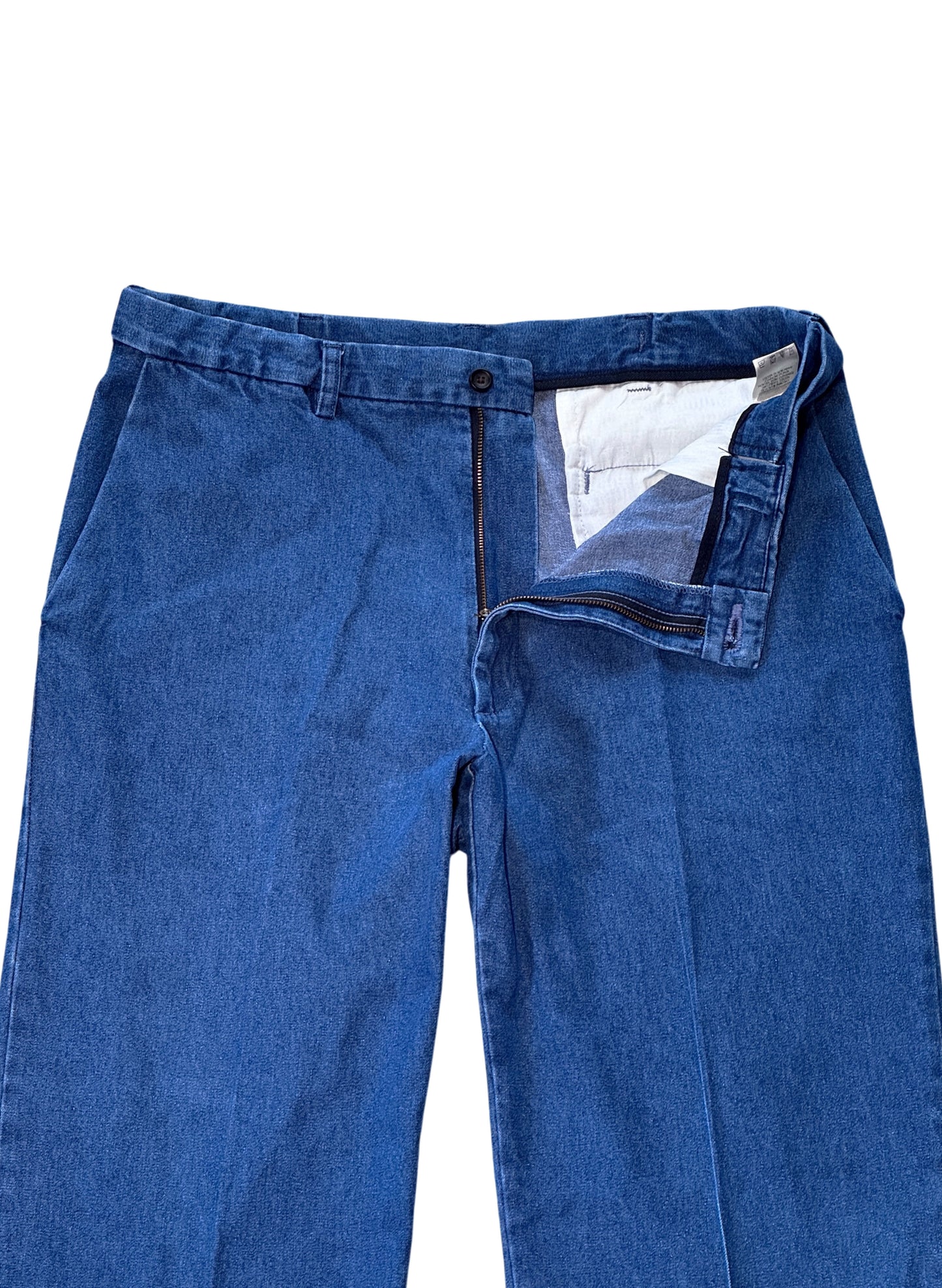 (SUP-738) HAGGAR DENIM SLACKS - W36xL30 - MADE IN MEXICO