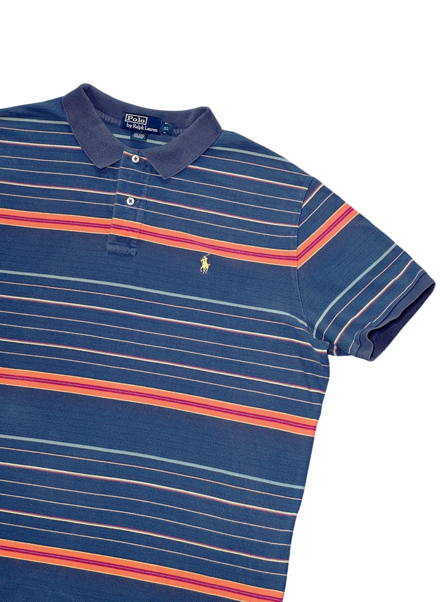 (SUP-674) Polo Ralph Lauren MULTI BORDER POLO SHIRT
