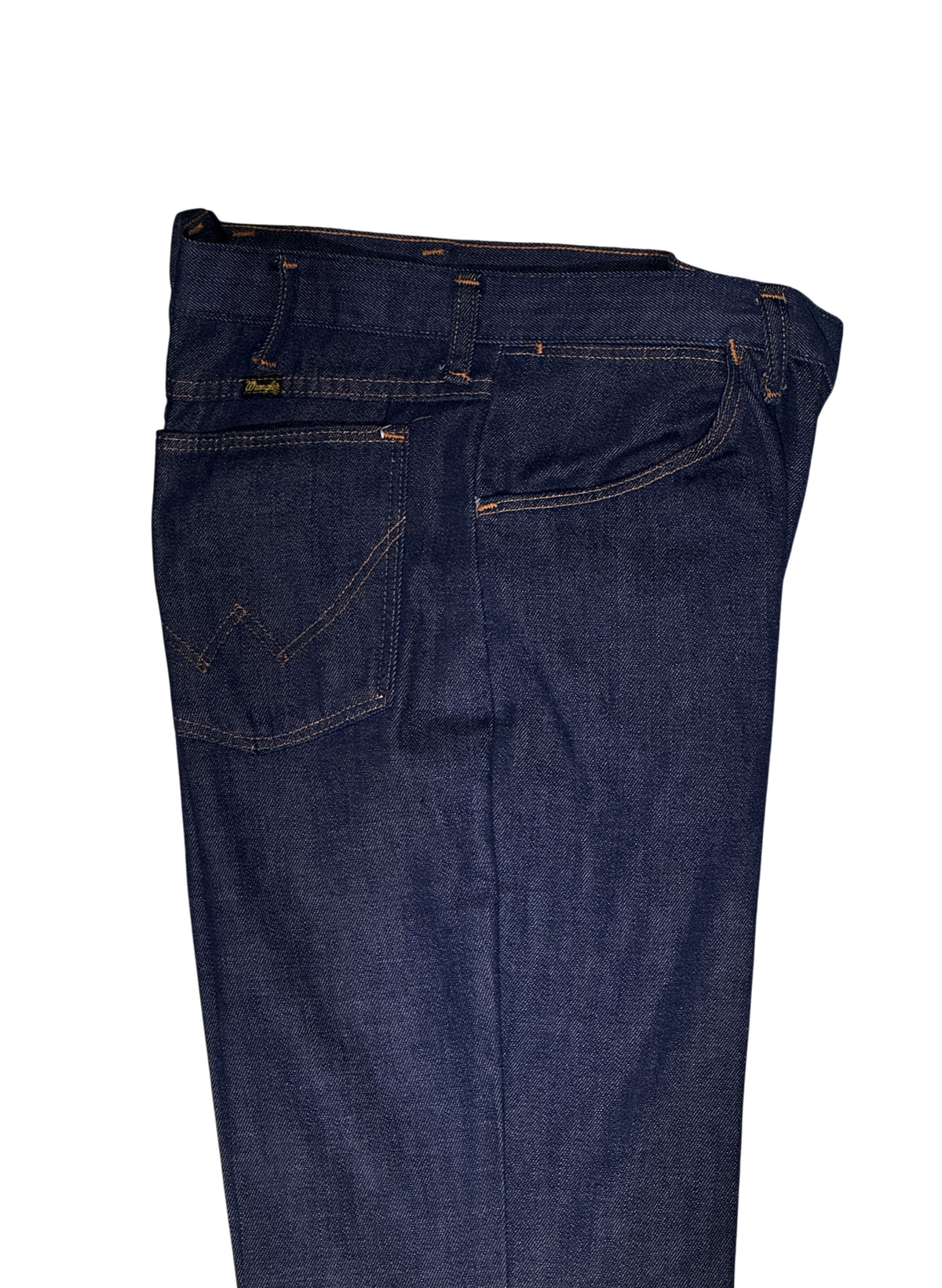 (SUP-828) 70s Wrangler BOOTS CUT RAW DENIM "TALON" ZIP - W32/W34相当