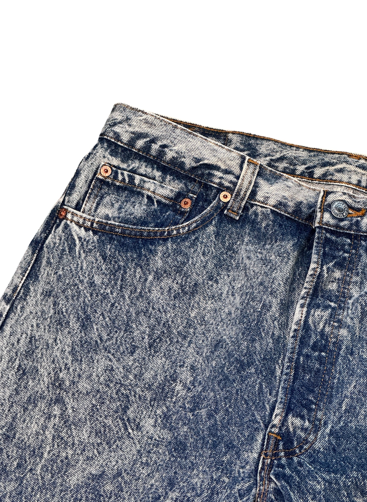 (SUP-446) LEVI'S 80s Chemical wash "501" Jeans - Made in U.S.A.