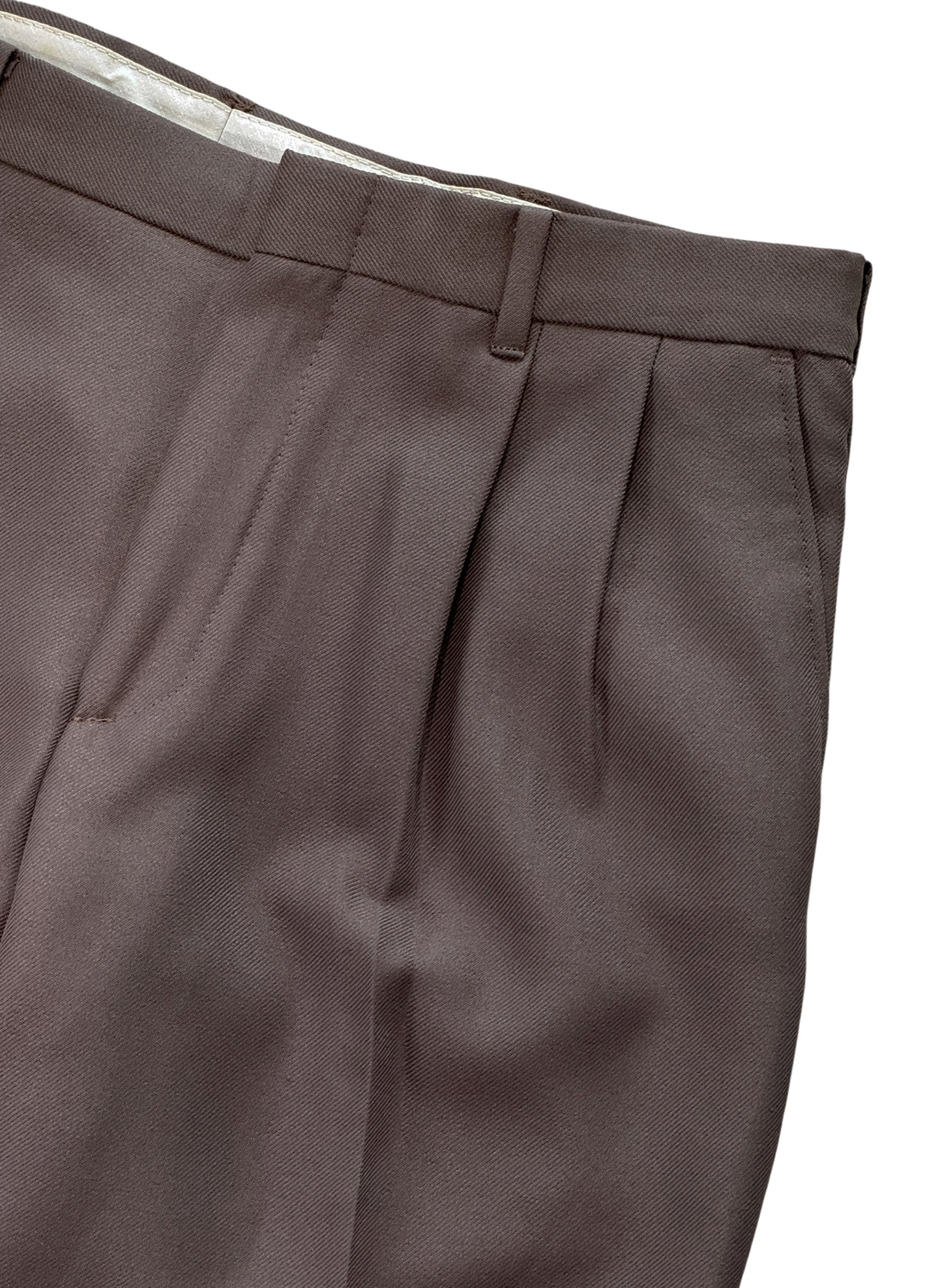 (SUP-739) HABAND EXECUTIVE DIVISION 2TUCK POLYESTER PANTS - W36 x L29