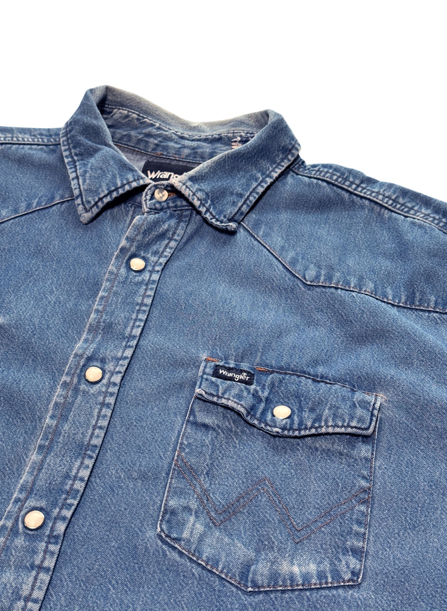 (SUP-457) Wrangler COWBOY DENIM SHIRT-1