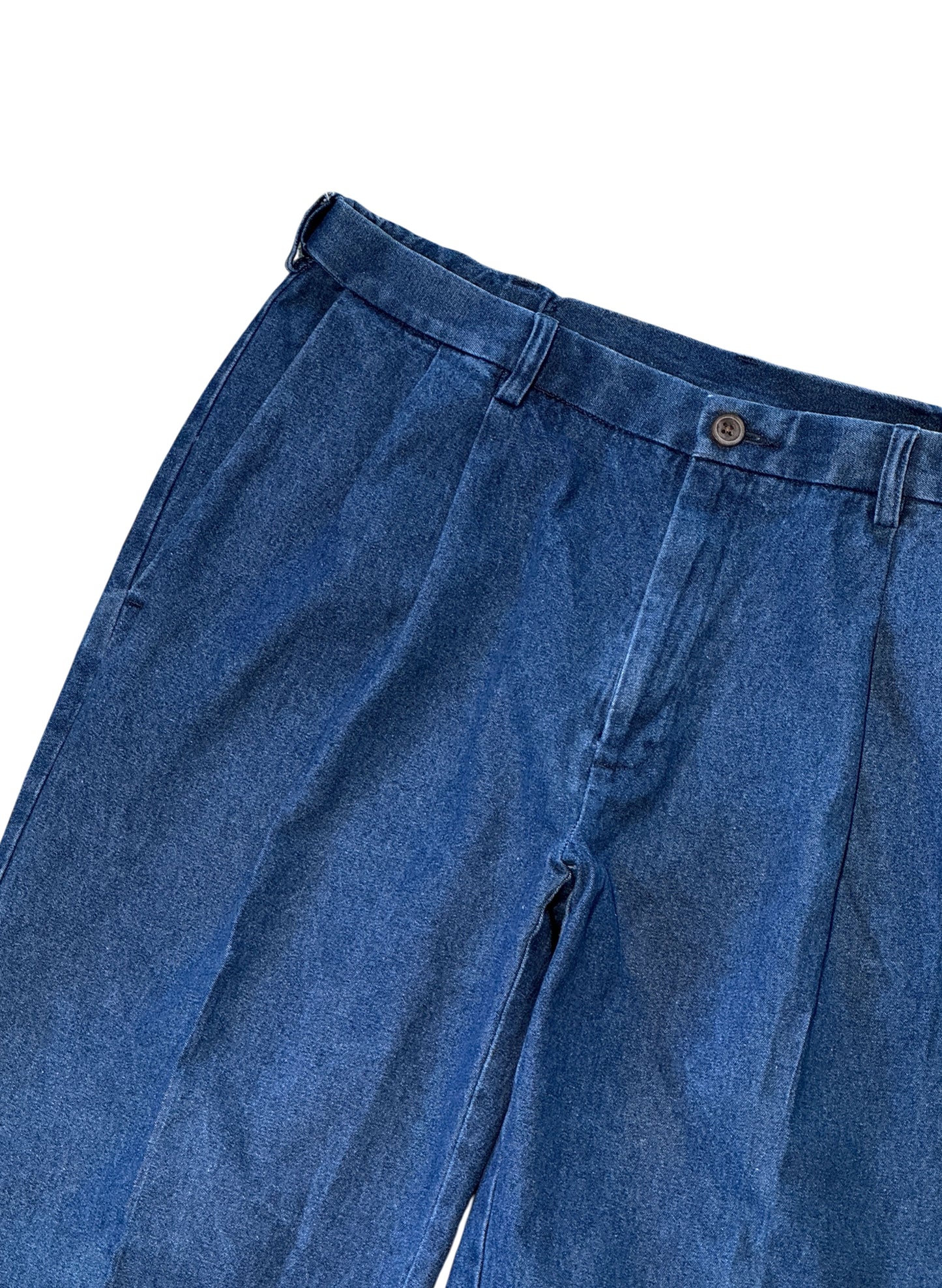 (SUP-740) HAGGAR 2TUCK DENIM SLACKS - W36 x L29