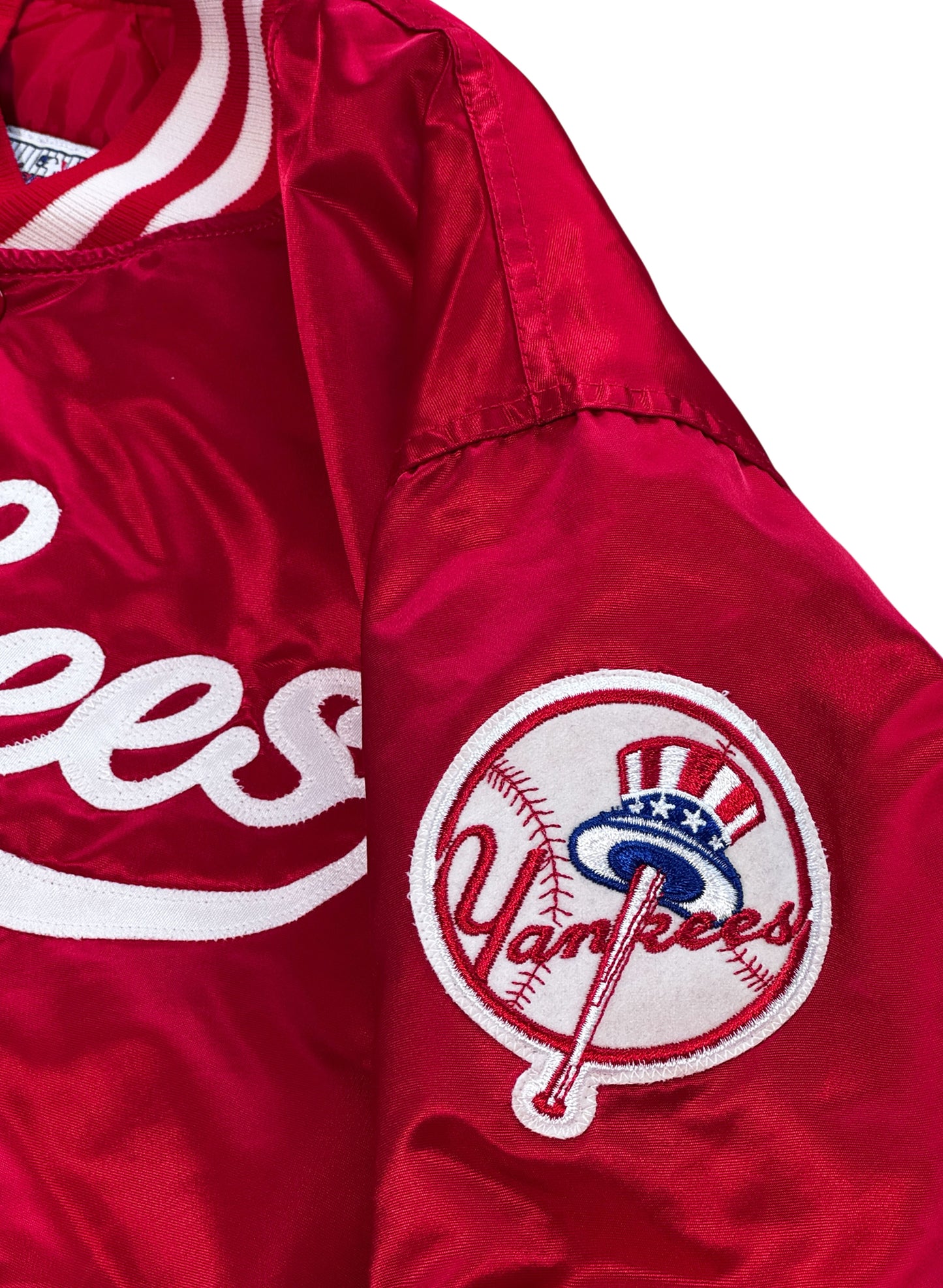 (SUP-783) STARTER NEW YORK YANKEES QUILTING STADIUM JACKET - MADE IN U.S.A.