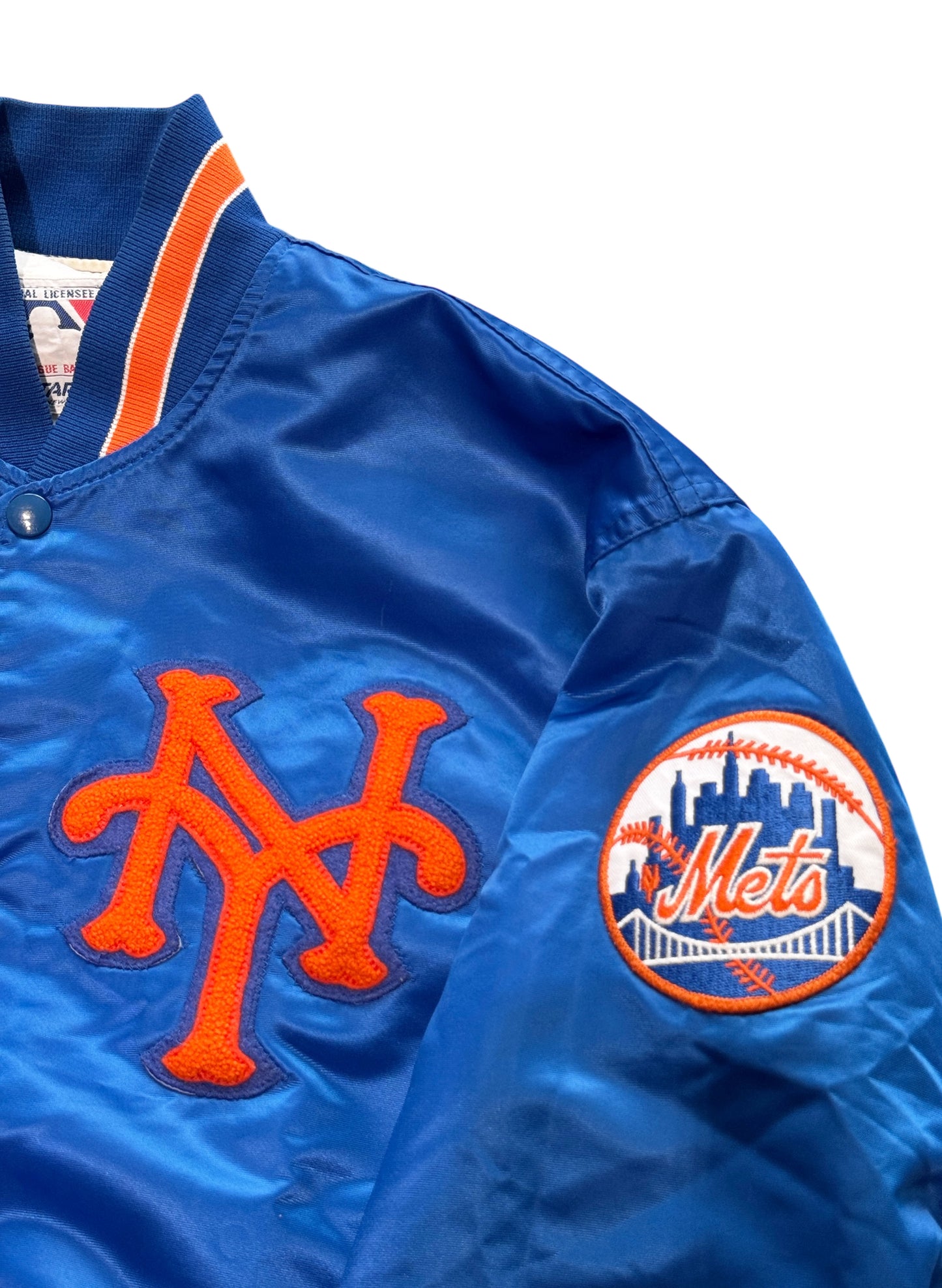(SUP-504) STARTER NEW YORK METS STADIUM JACKET - MADE IN U.S.A.