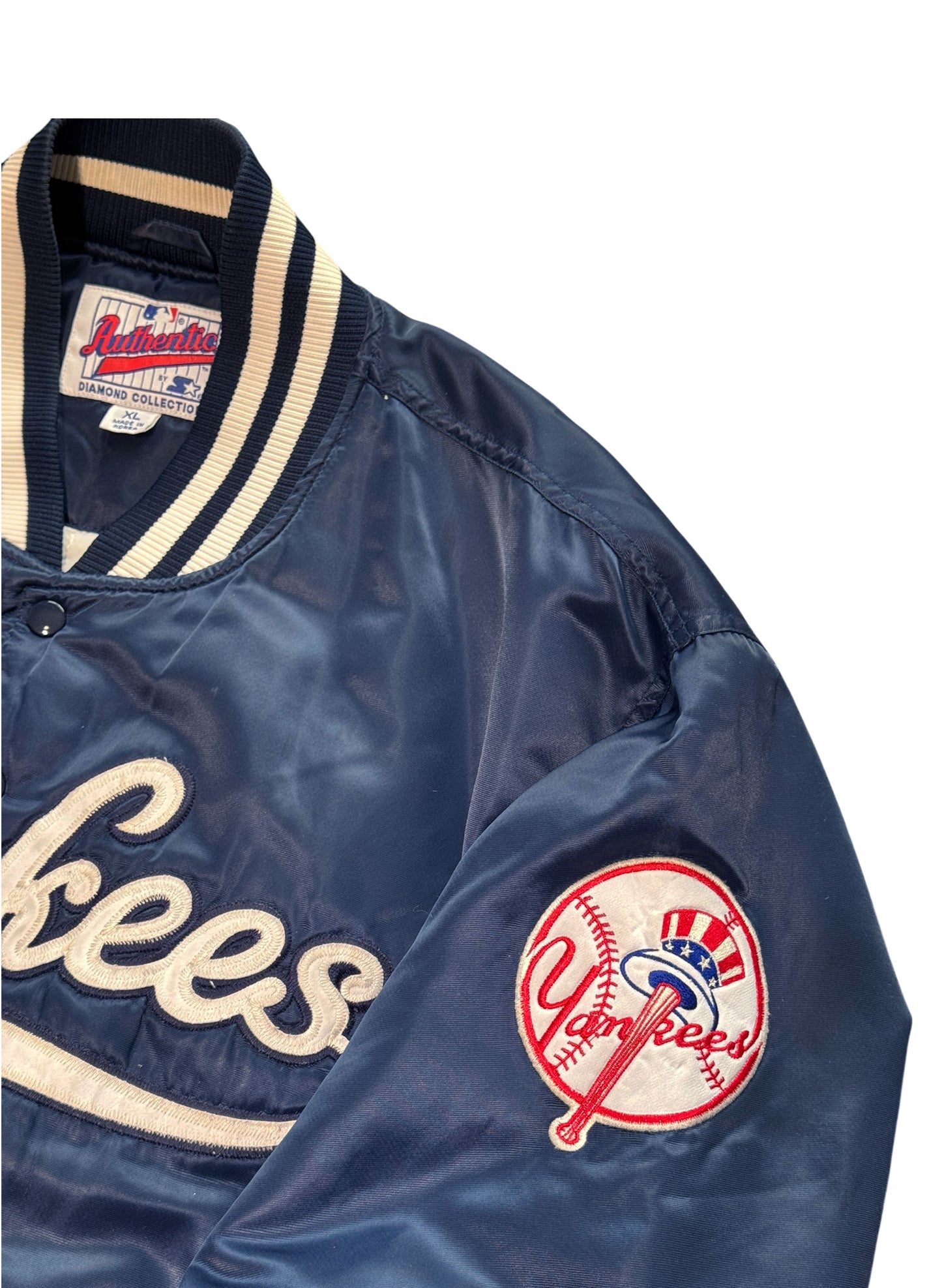 (SUP-503) STARTER NEW YORK YANKEES QUILTING STADIUM JACKET