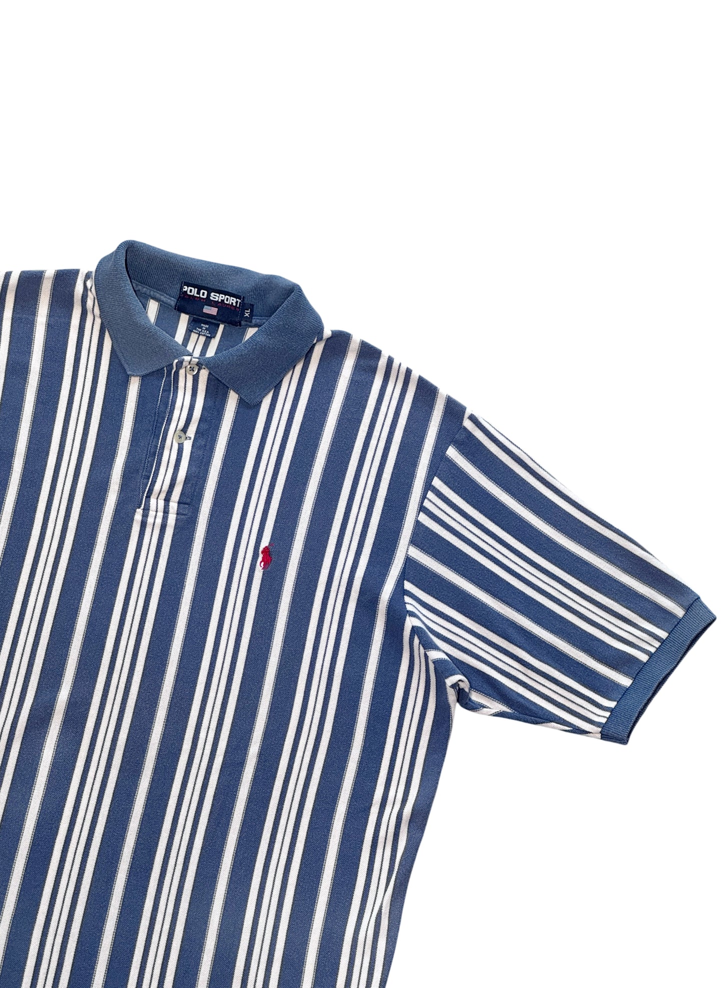 (SUP-691) POLO SPORT STRIPE POLO SHIRT - MADE IN U.S.A.