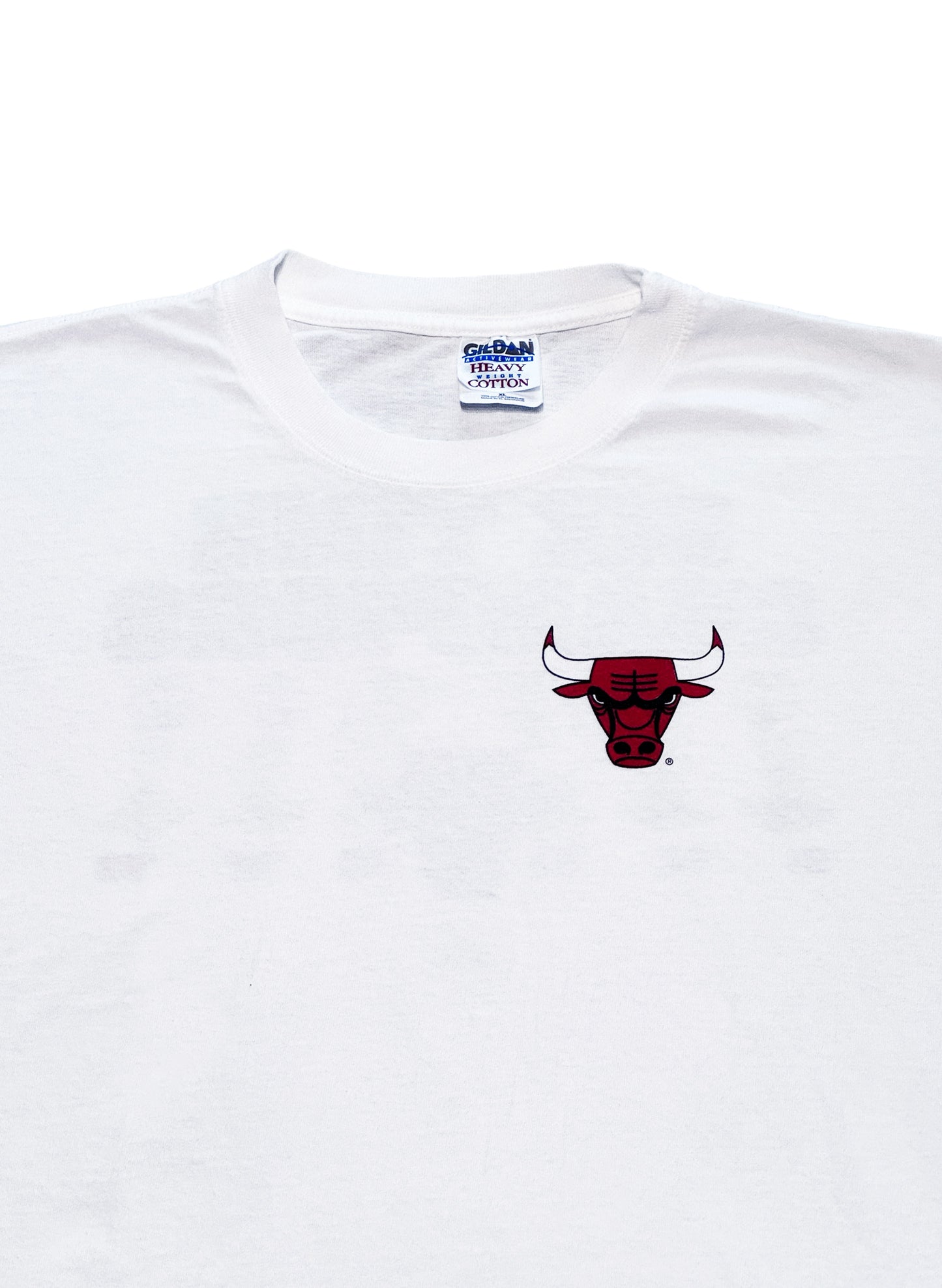 (SUP-776) NBA CHICAGO BULLS 6 TIME CHAMPIONS TEE "MBNA America" - XL