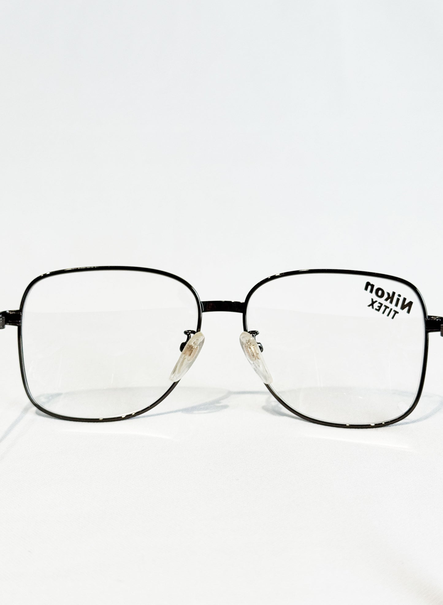 (SUP-541) 90s VINTAGE TITAN FRAME GLASSES - Nikon TITEX