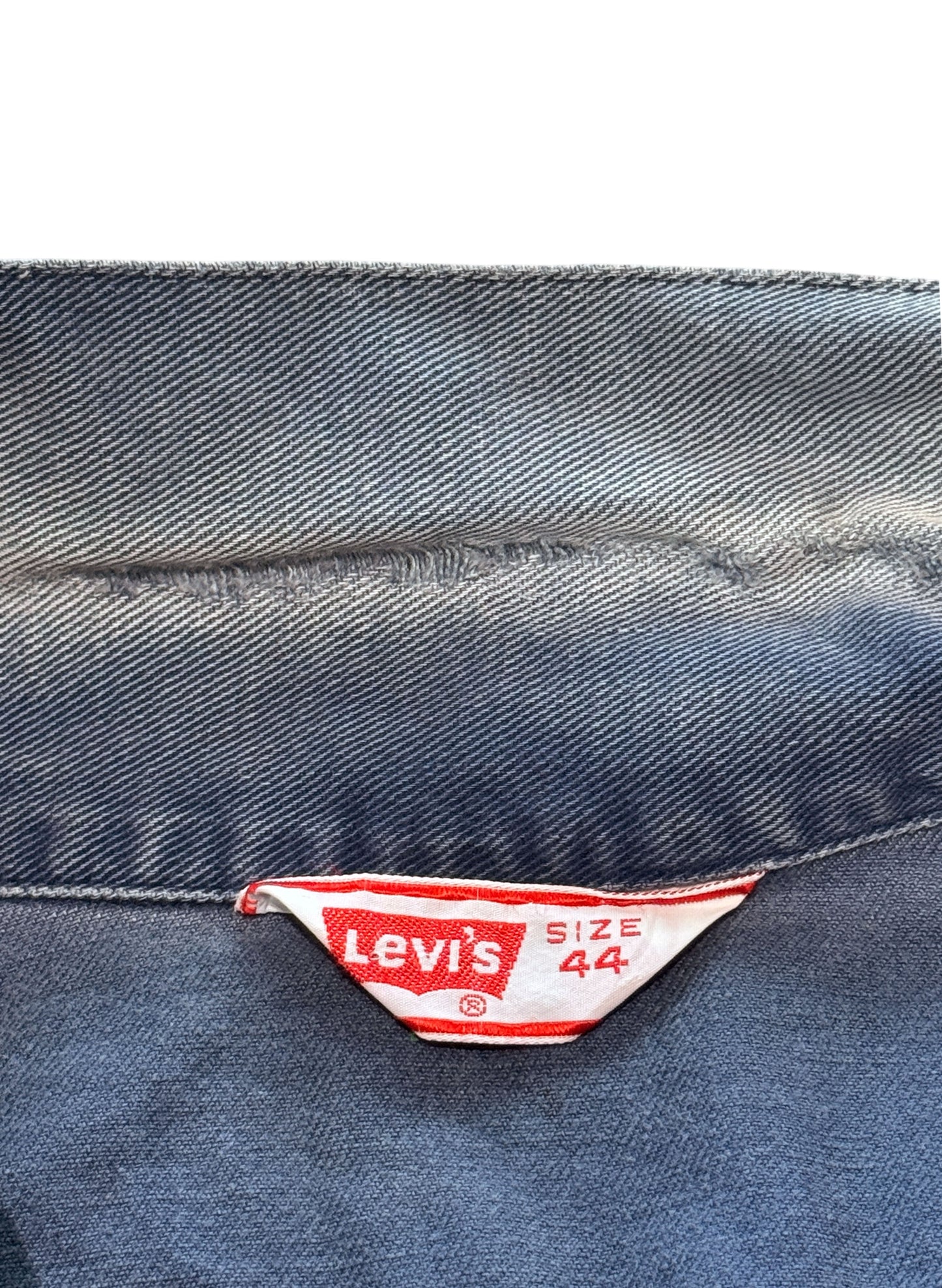 (SUP-594) 70s LEVI'S COTTON TRUCKER JACKET - size : 44