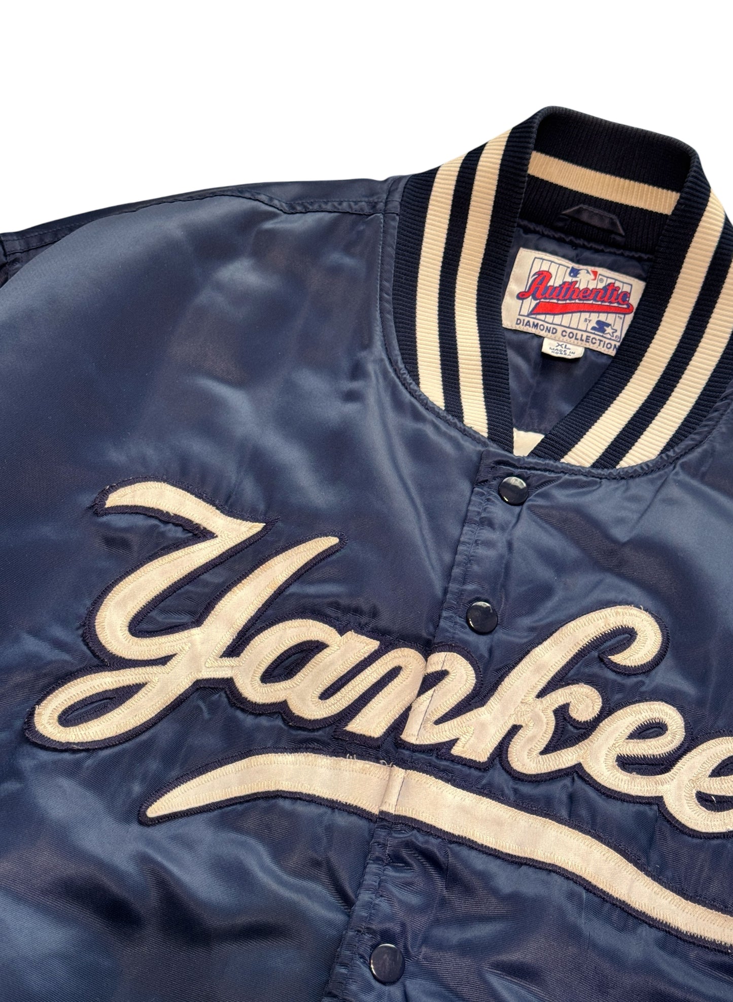 (SUP-503) STARTER NEW YORK YANKEES QUILTING STADIUM JACKET
