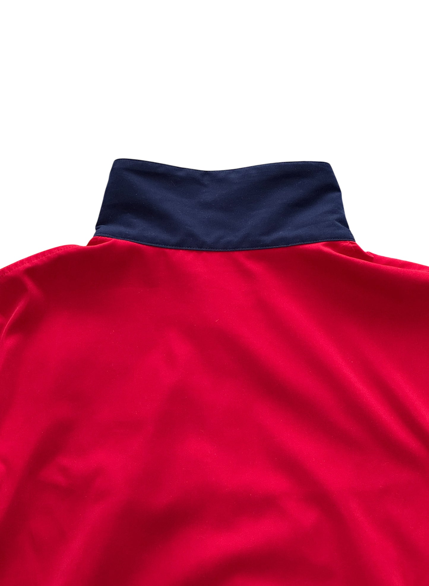 (SUP-470) POLO GOLF SNAP BUTTON PULLOVER JACKET - RED