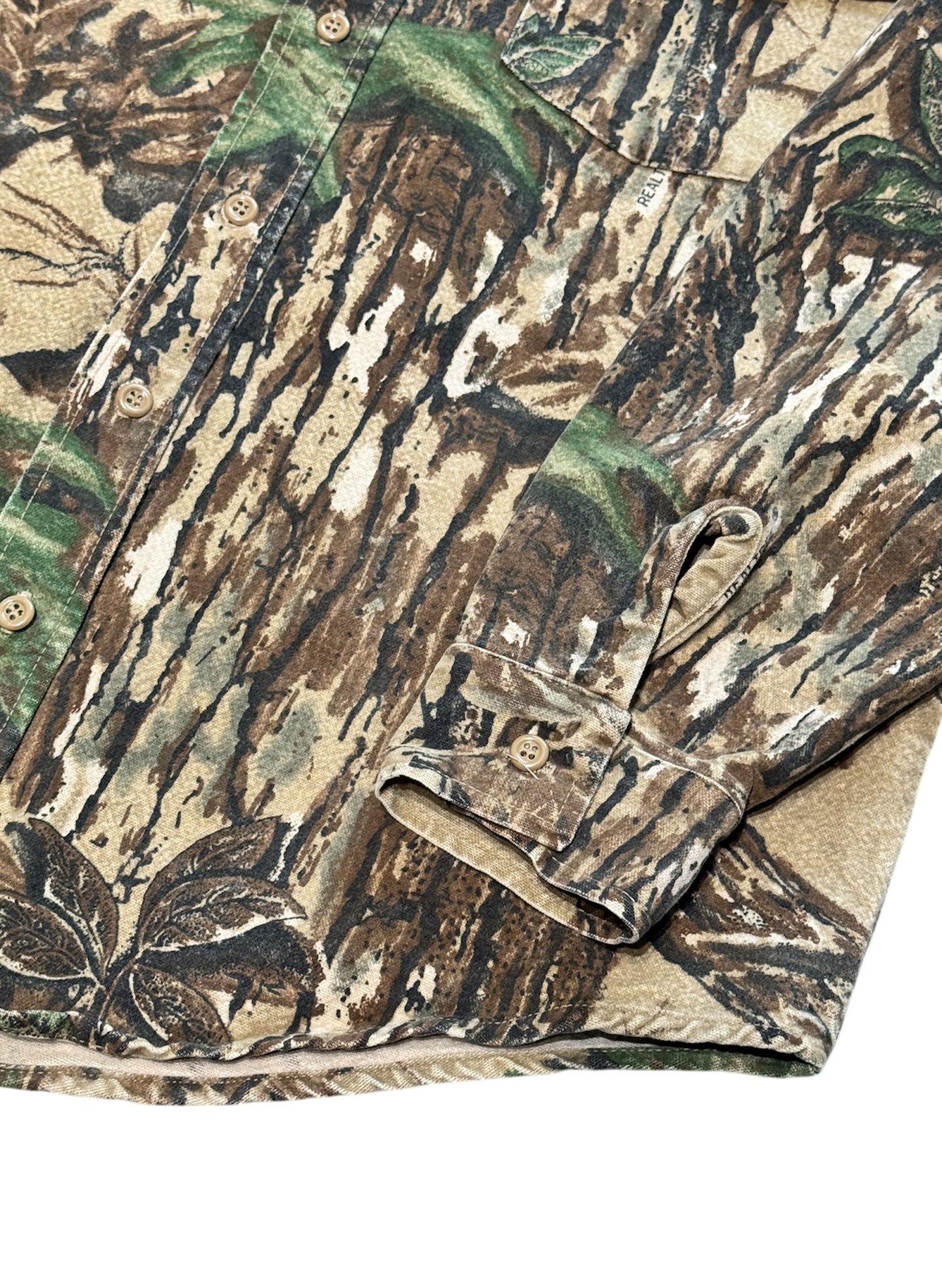 (SUP-469) CODET REAL TREE CAMO FLANNEL SHIRT