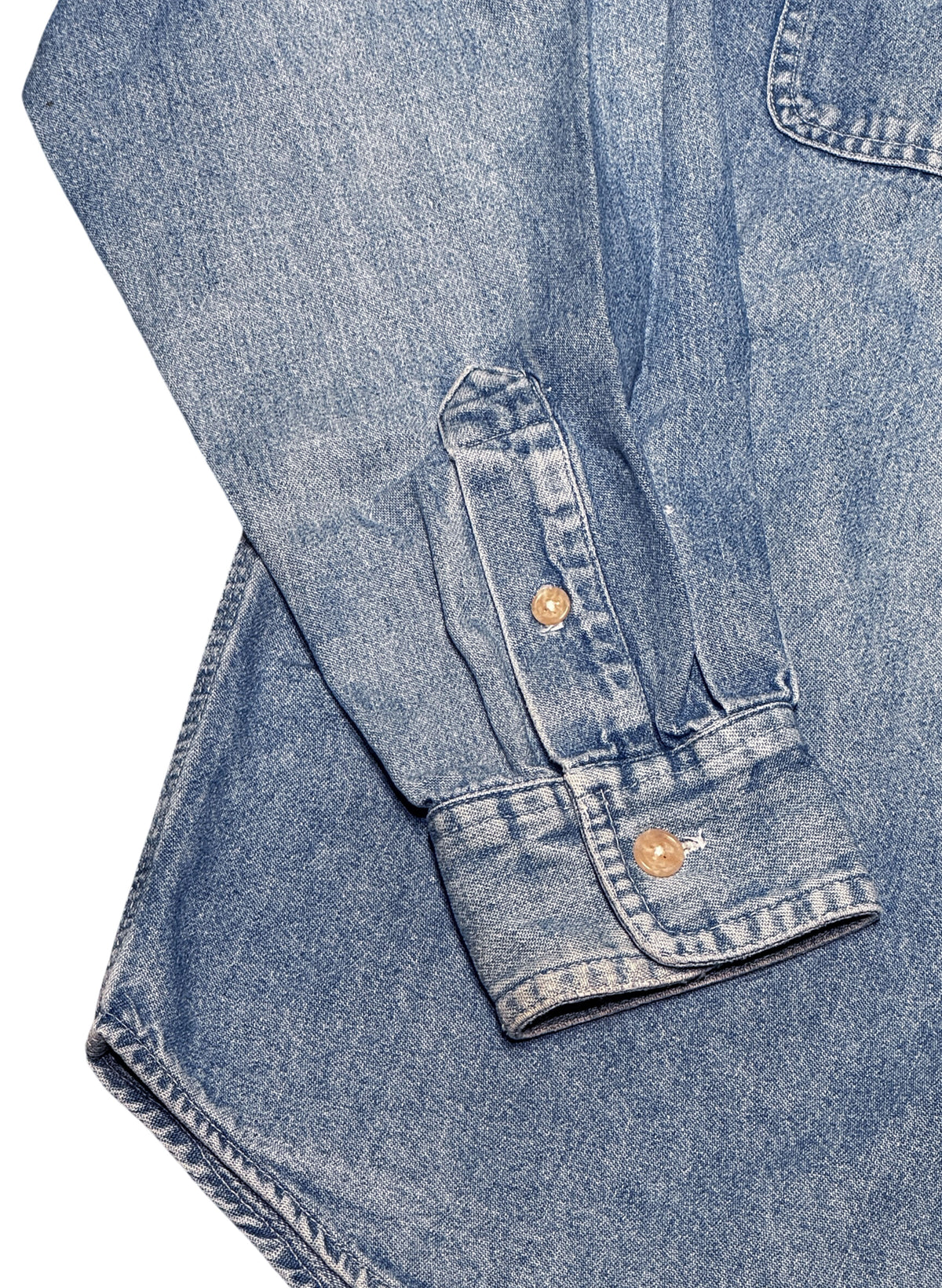 (SUP-863) 90s BANANA REPUBLIC DENIM SHIRT - MADE IN U.S.A.