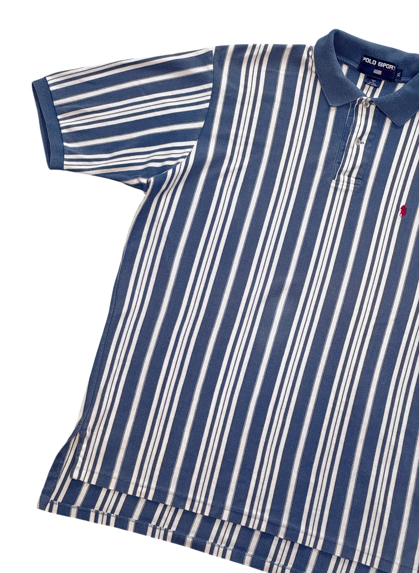 (SUP-691) POLO SPORT STRIPE POLO SHIRT - MADE IN U.S.A.