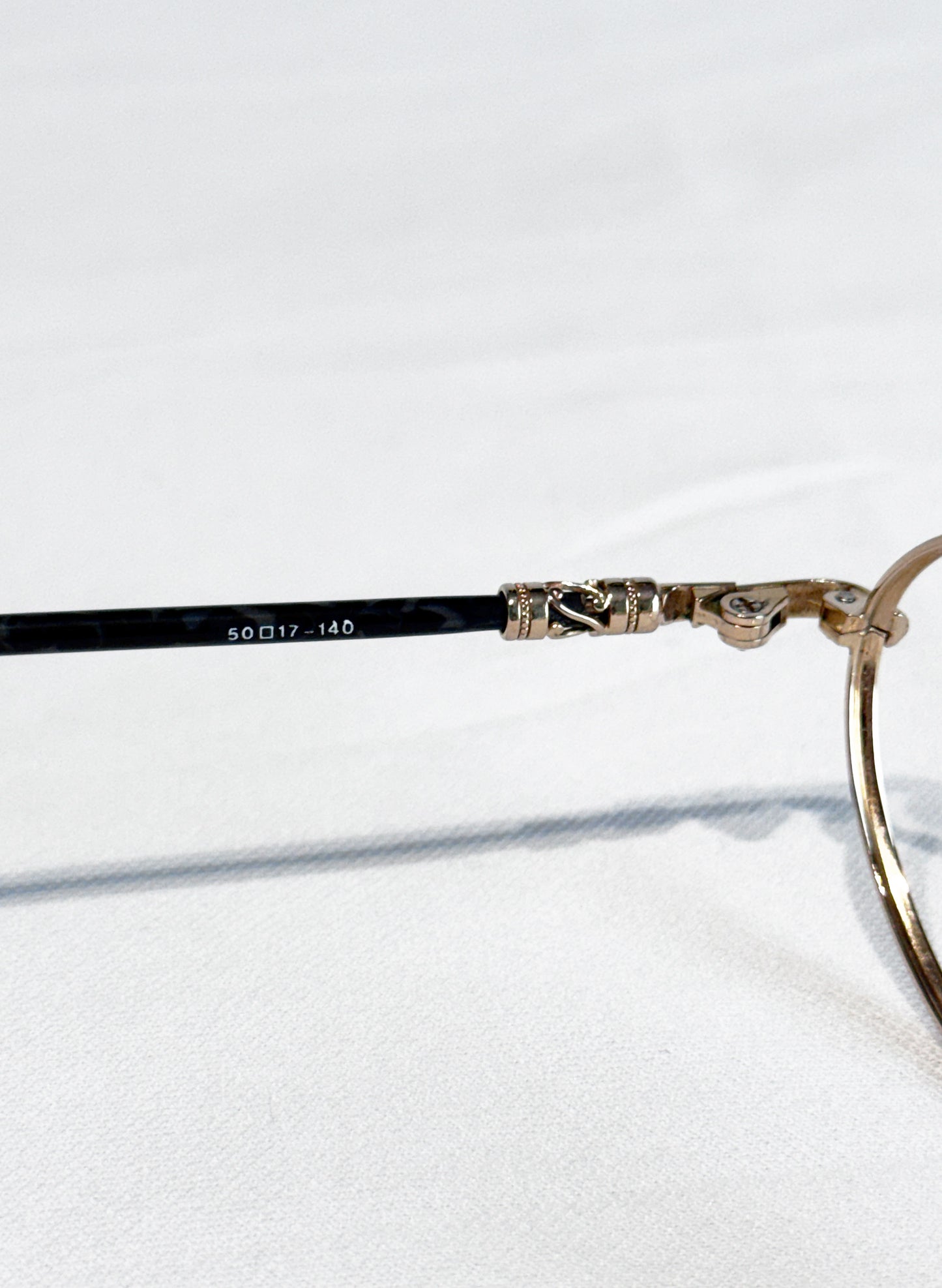 (SUP-771) 90s VINTAGE Polo Ralph Lauren GOLD OVAL FRAME GLASSES（レンズなし）