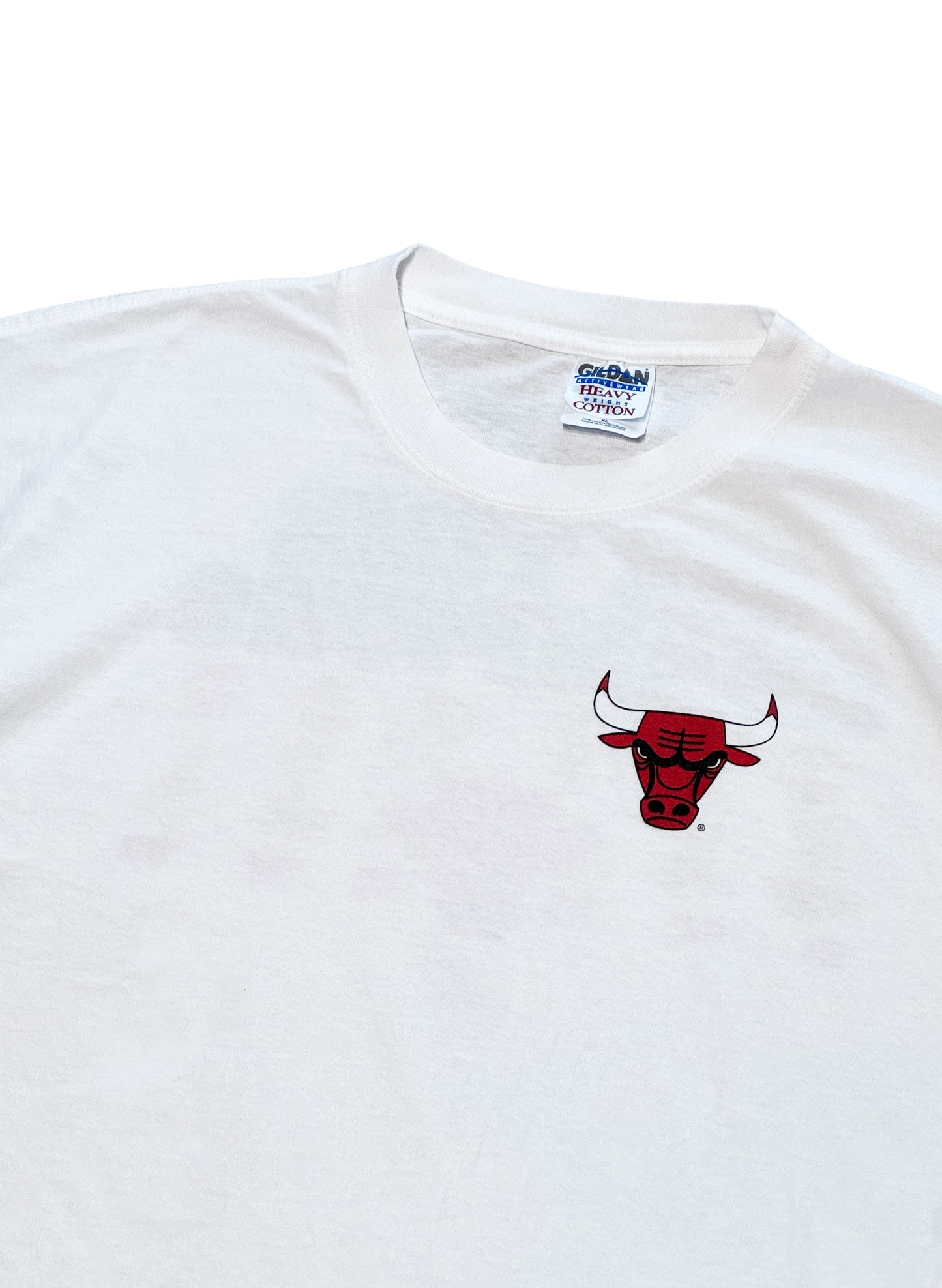 (SUP-776) NBA CHICAGO BULLS 6 TIME CHAMPIONS TEE "MBNA America" - XL