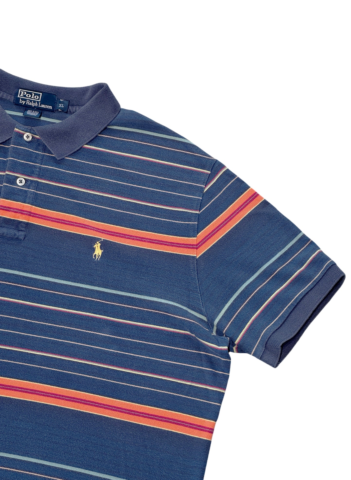 (SUP-674) Polo Ralph Lauren MULTI BORDER POLO SHIRT