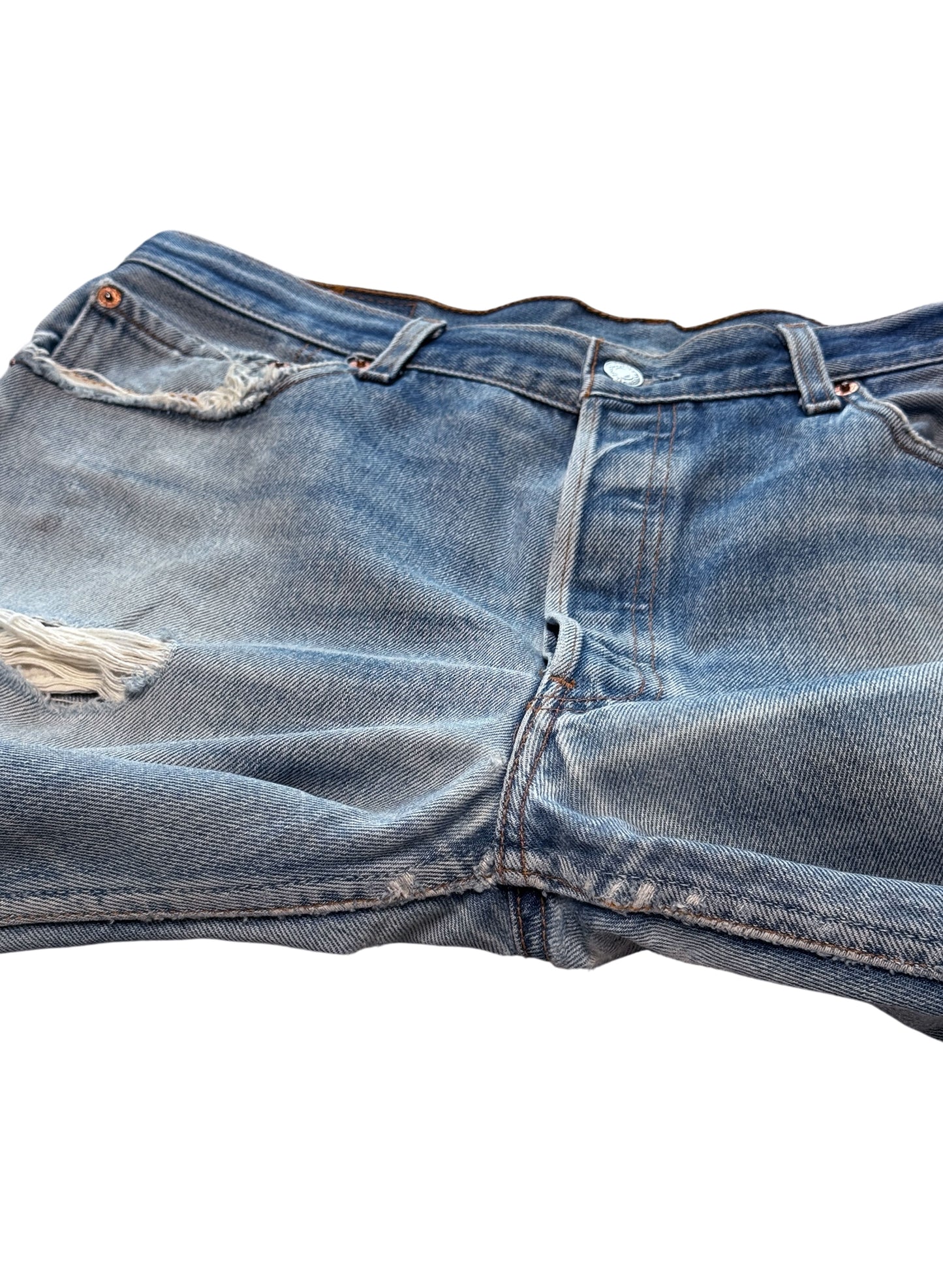 (SUP-633) 90s LEVI'S 501 "DAMAGE" - MADE IN MEXICO